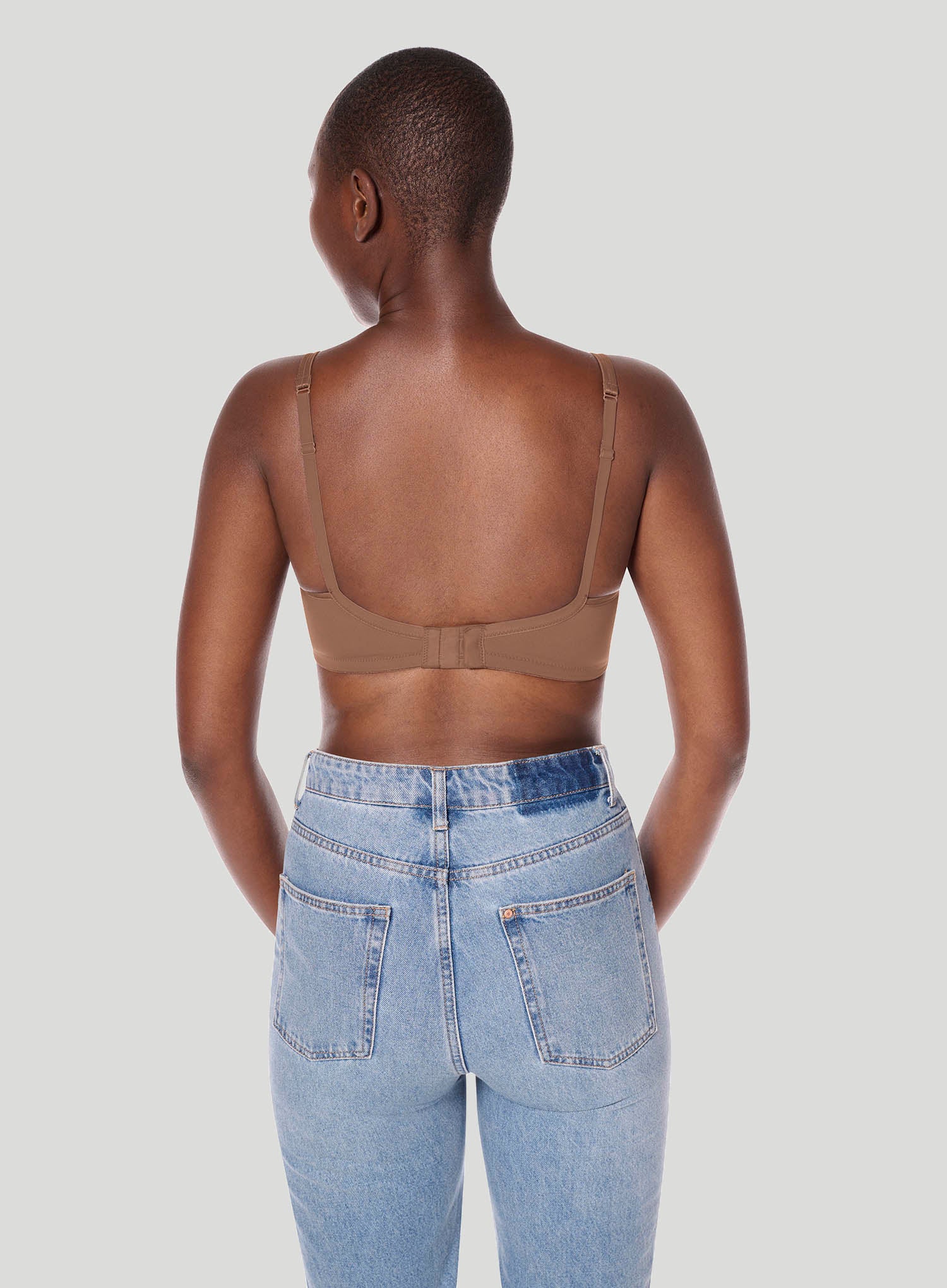 Amoena: Mara Soft Cup Padded Mastectomy Bra Mocha - Image 2