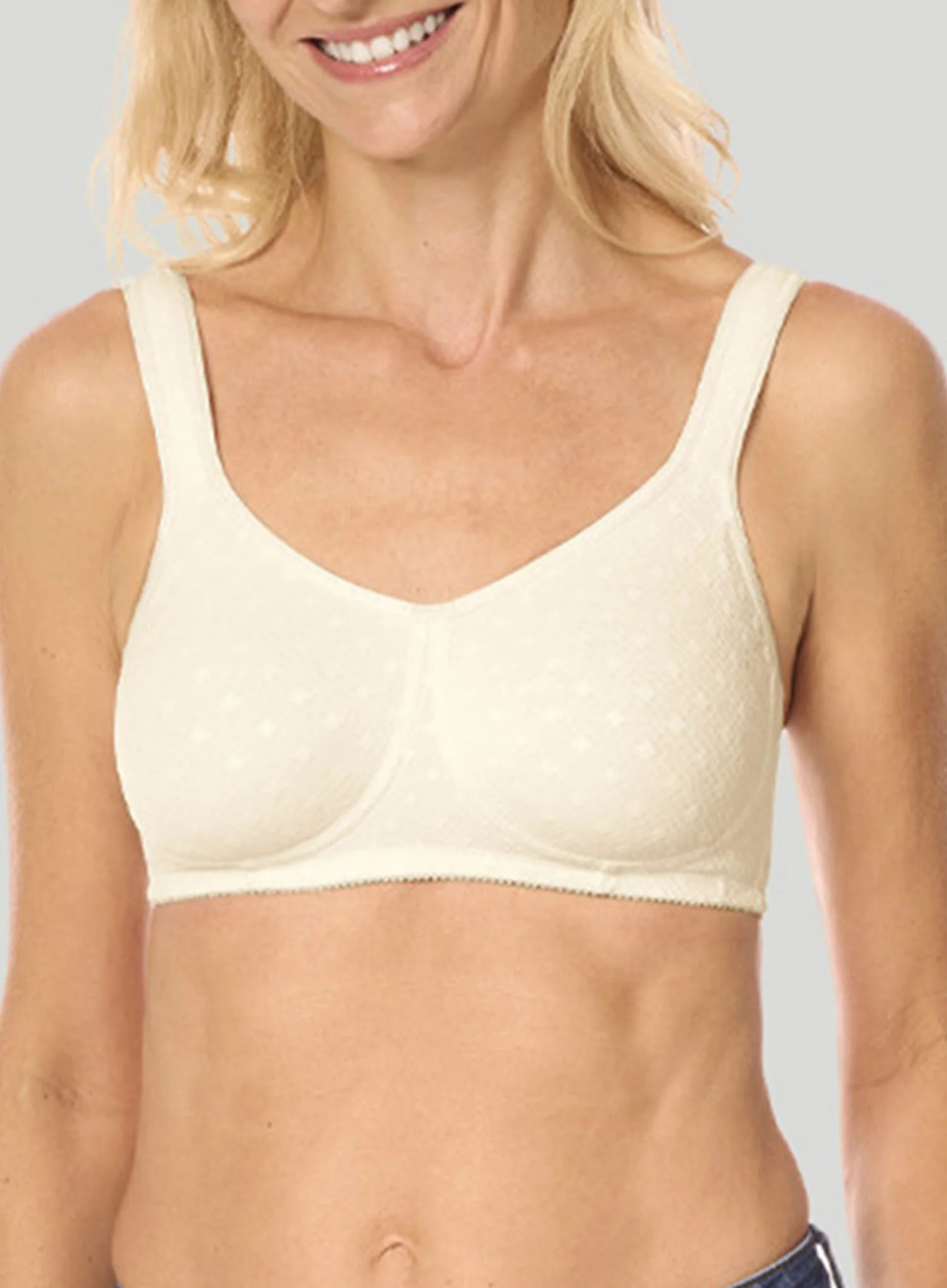Tiana Soft Cup Mastectomy Bra White - Image 4