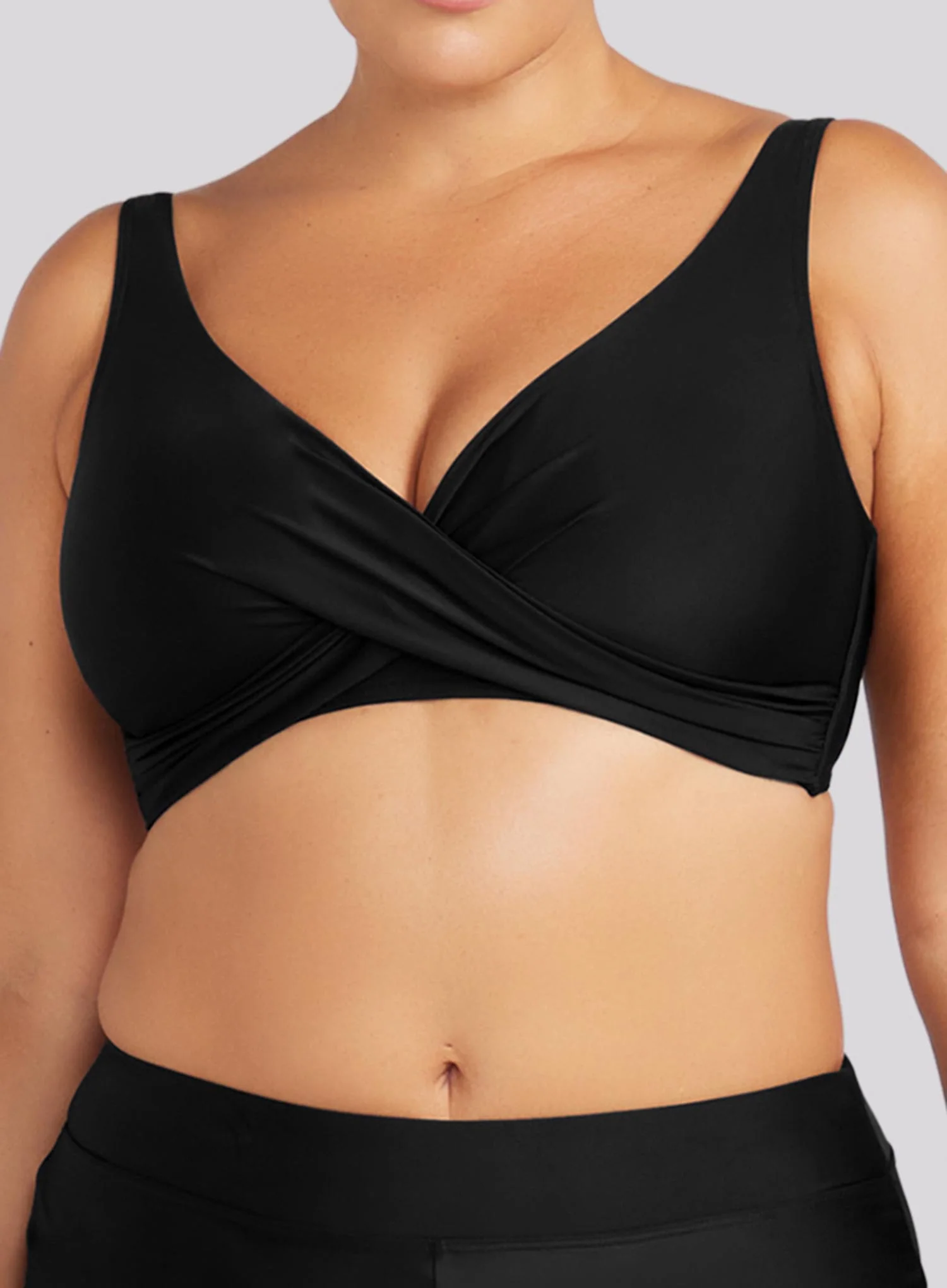 Artesands: Hues Delacroix Cross Front Bikini Top Black - Image 5