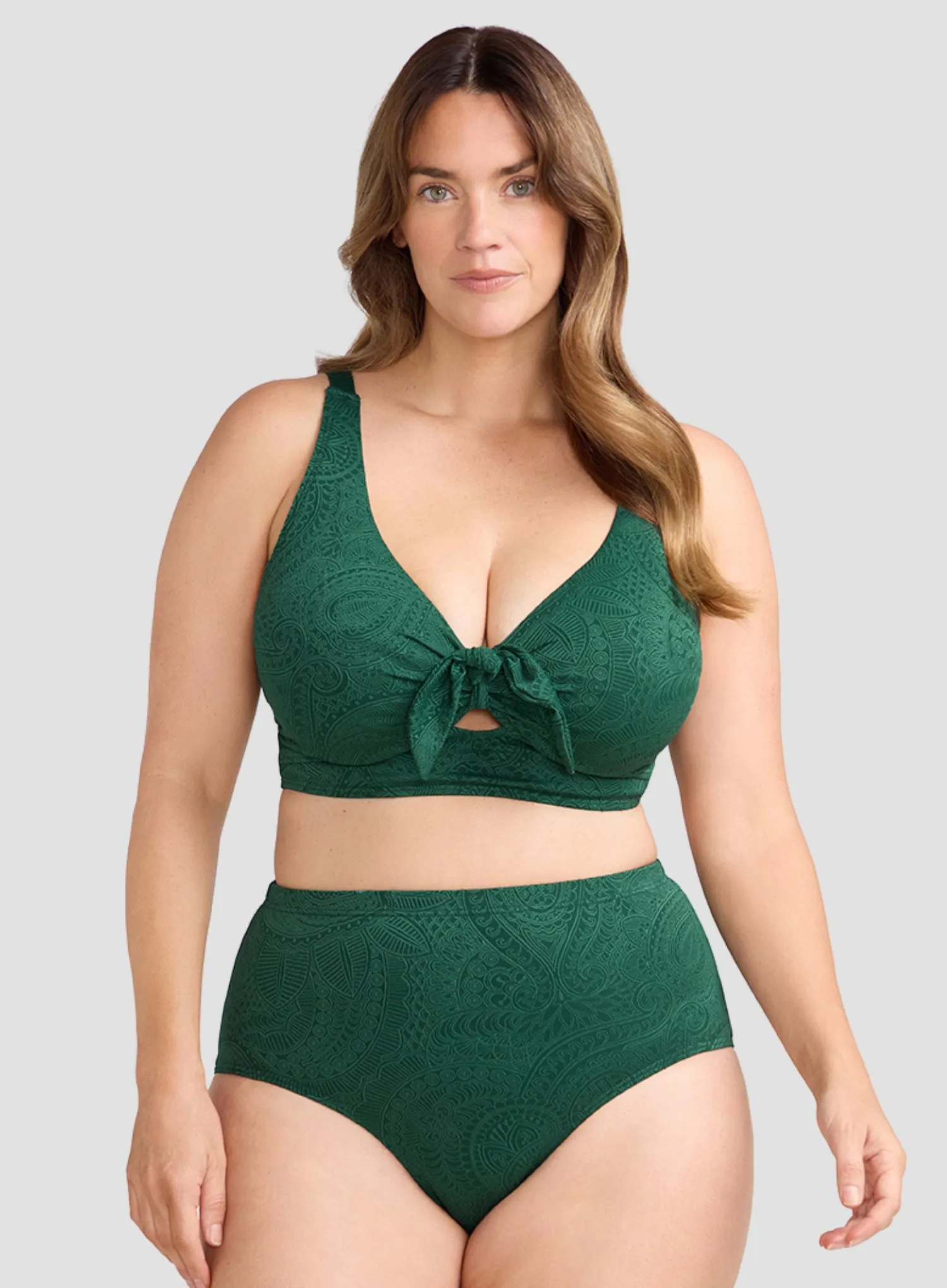 Artesands: La Traviata Renoir High Waist Swim Pant Forest