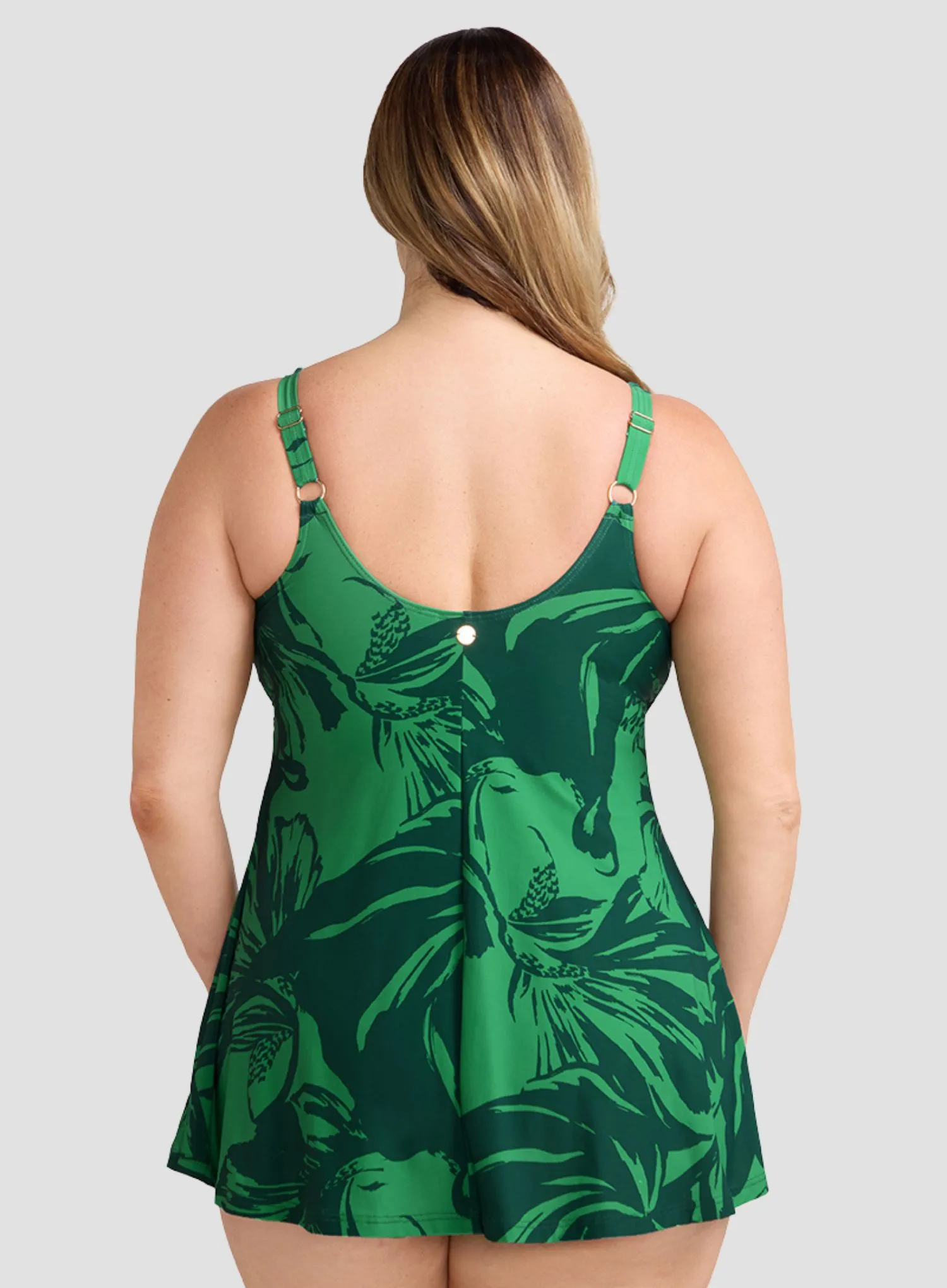 Artesands: Les Fauves Delacroix Cross Over Swimdress Green - Image 2