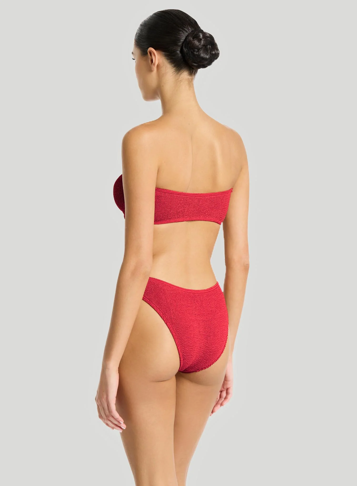 Bond Eye: Blake Bandeau Bikini Top Blood Orange Shimmer - Image 4