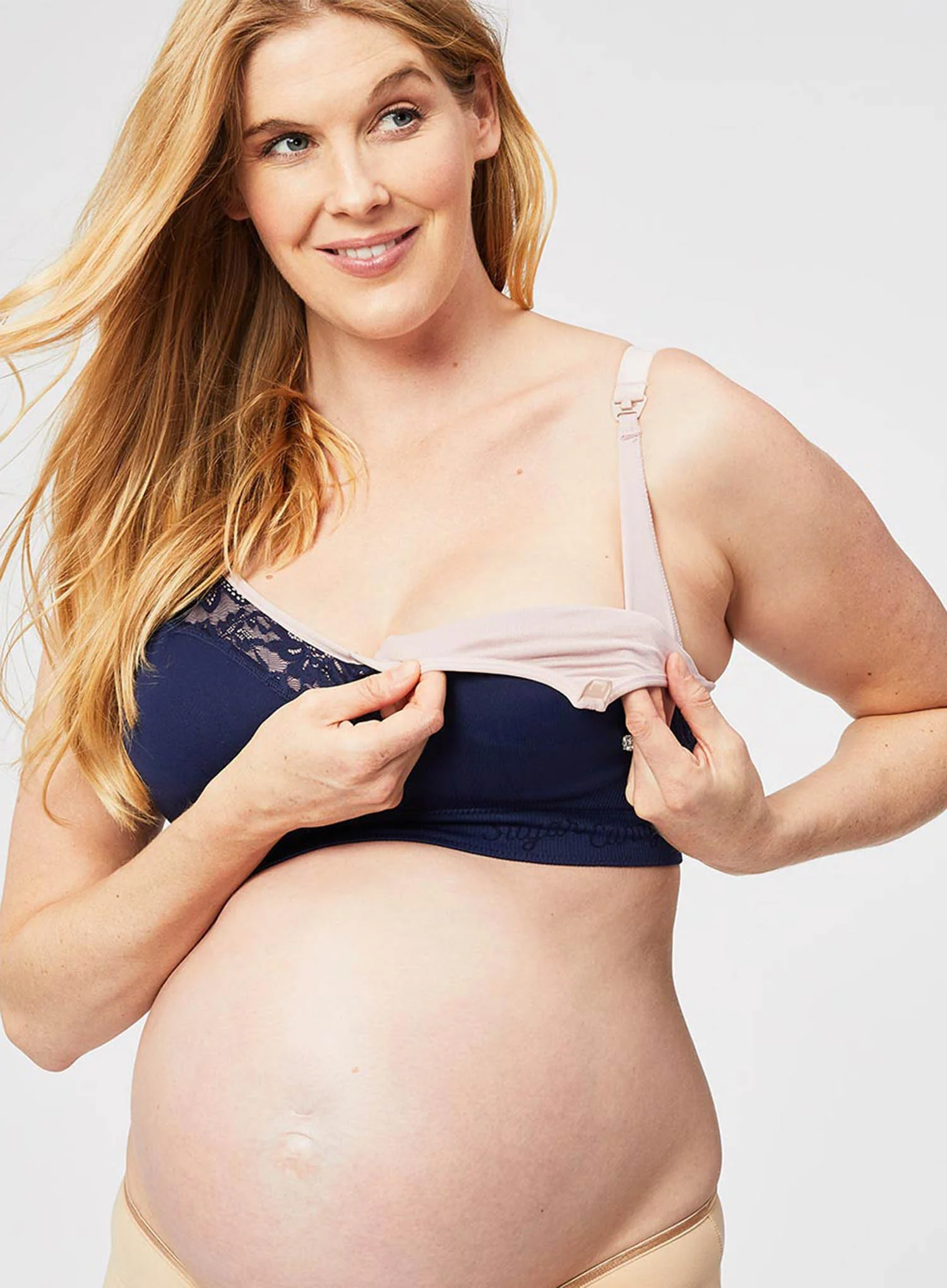 Cake Maternity: Lux Nursing Bra Navy - Image 2