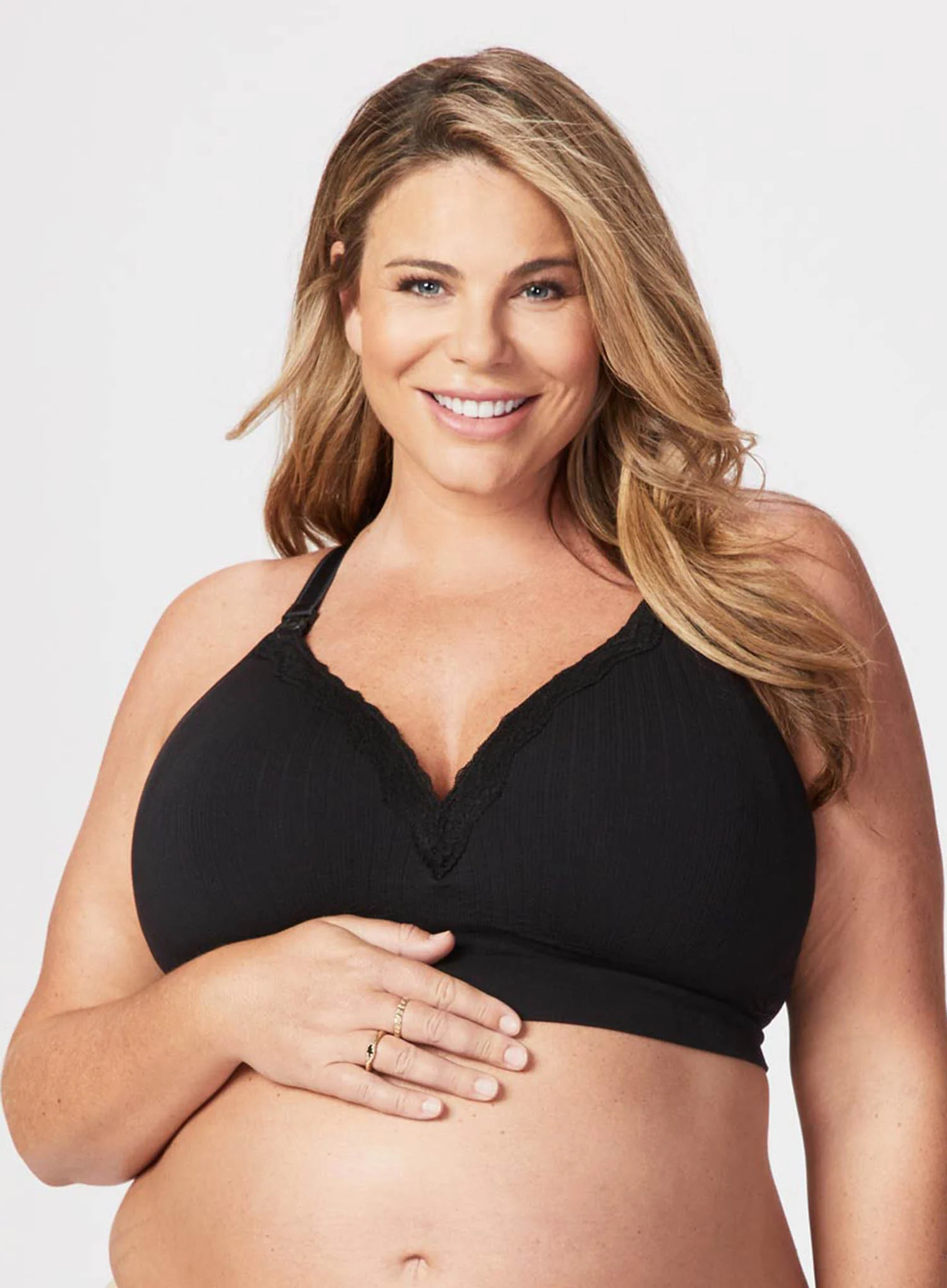 Cake Maternity: Tutti Frutti Bamboo Maternity And Nursing Bra Black - Image 5