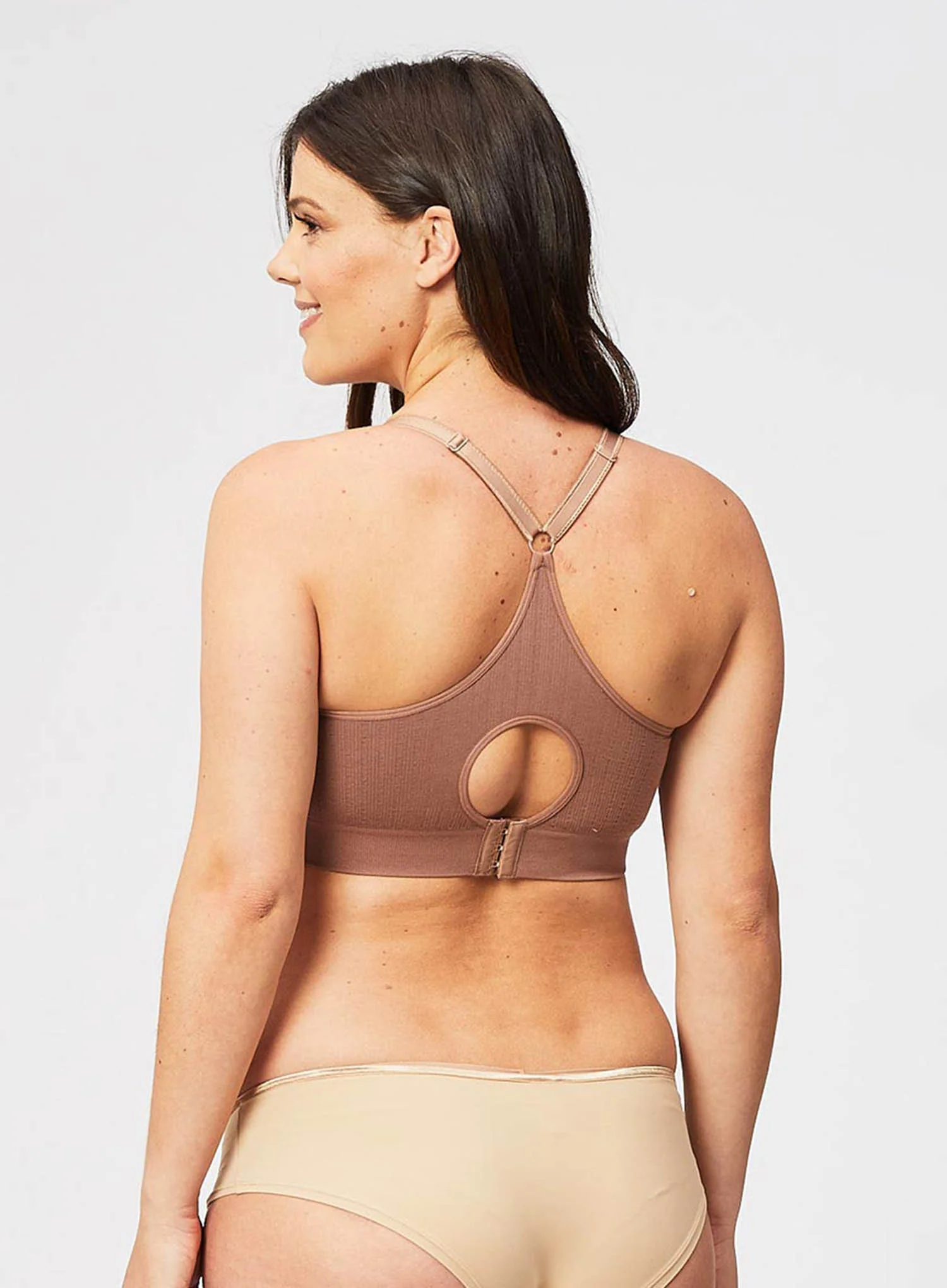 Cake Maternity: Tutti Frutti Bamboo Maternity And Nursing Bra Mocha - Image 3