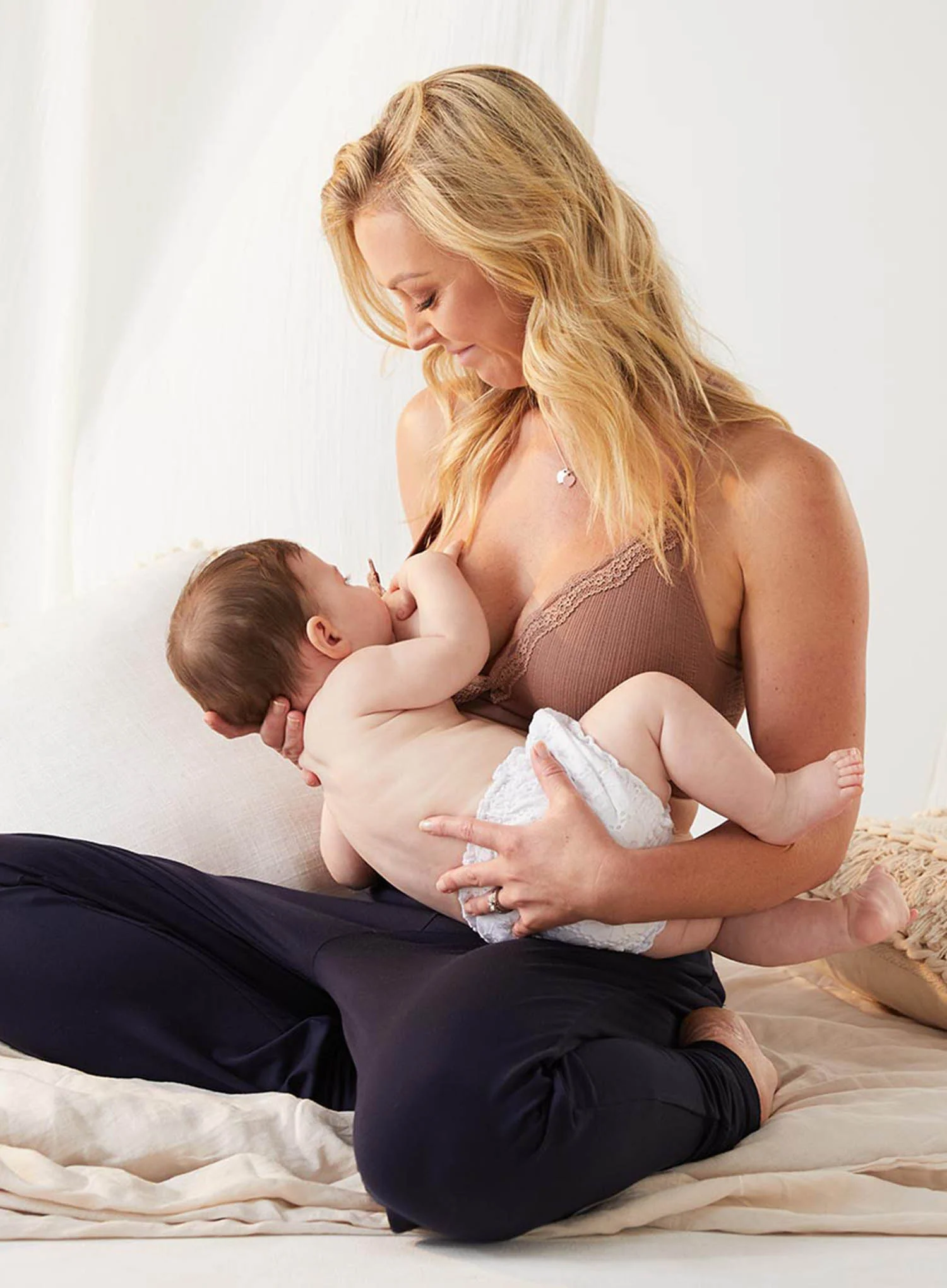 Cake Maternity: Tutti Frutti Bamboo Maternity And Nursing Bra Mocha - Image 4