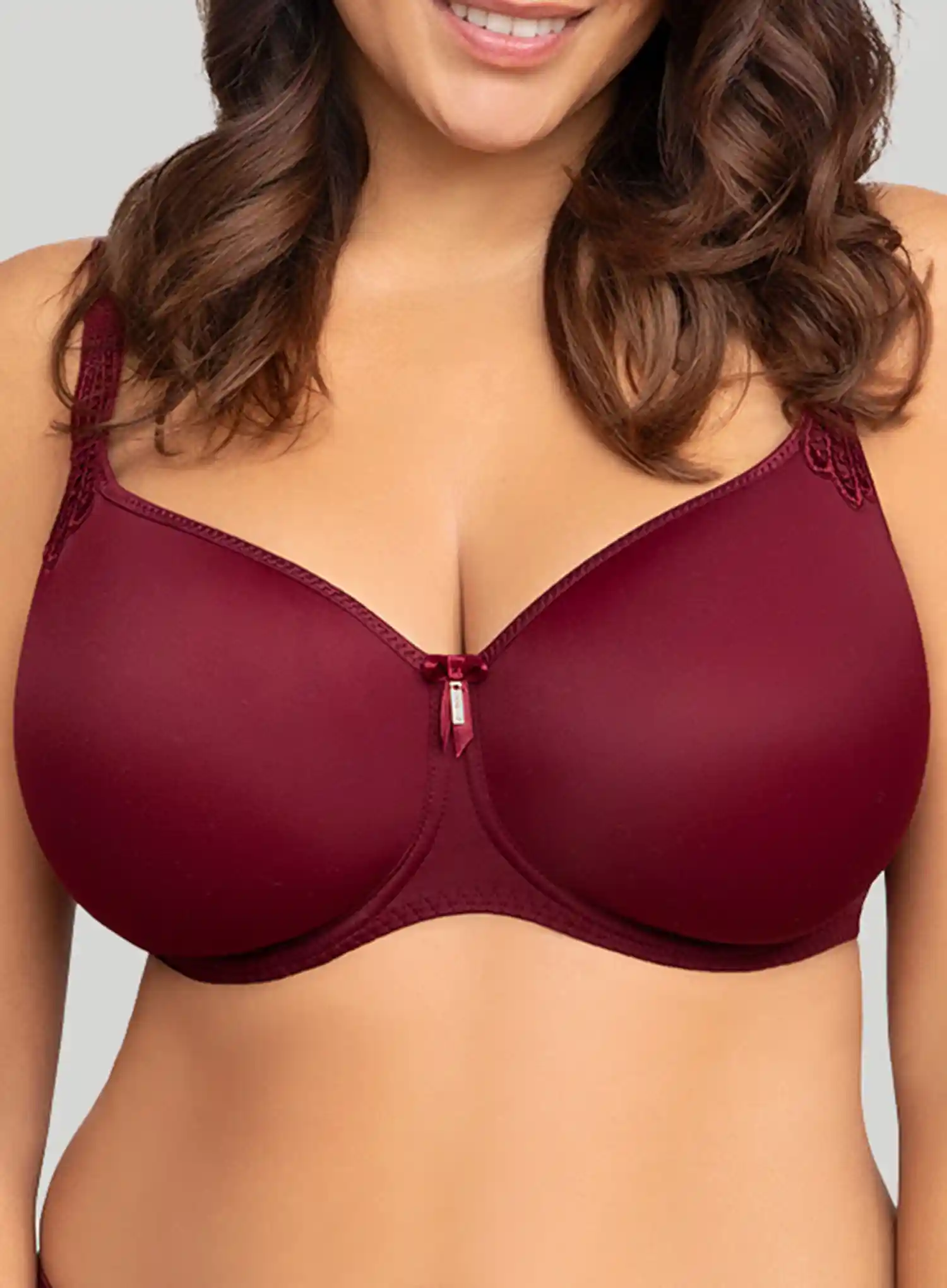 Corin: Virginia Spacer Bra Burgundy - Image 2