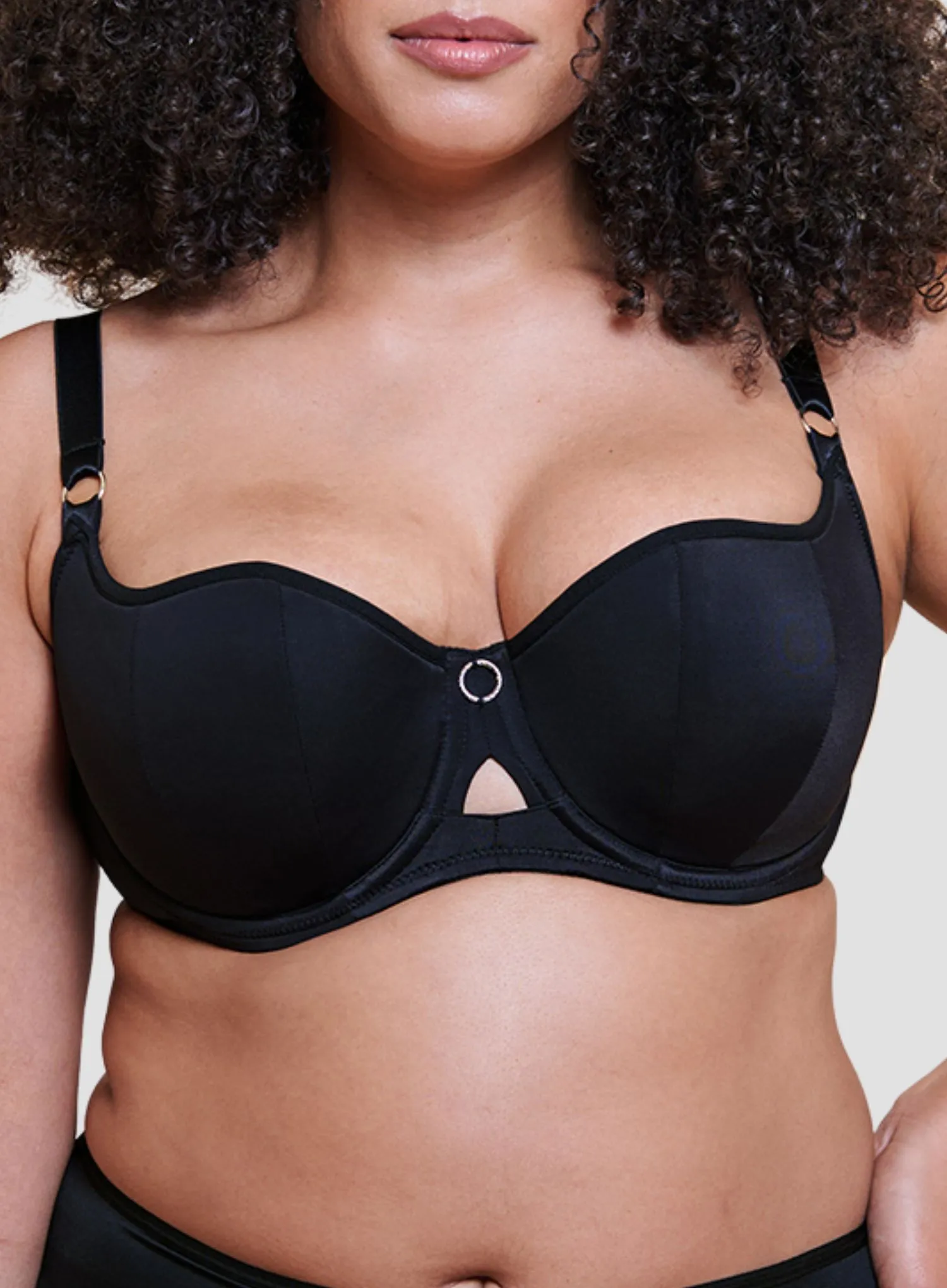 Curvy Kate: Boost Me Up Padded Balconette Bra Black - Image 4