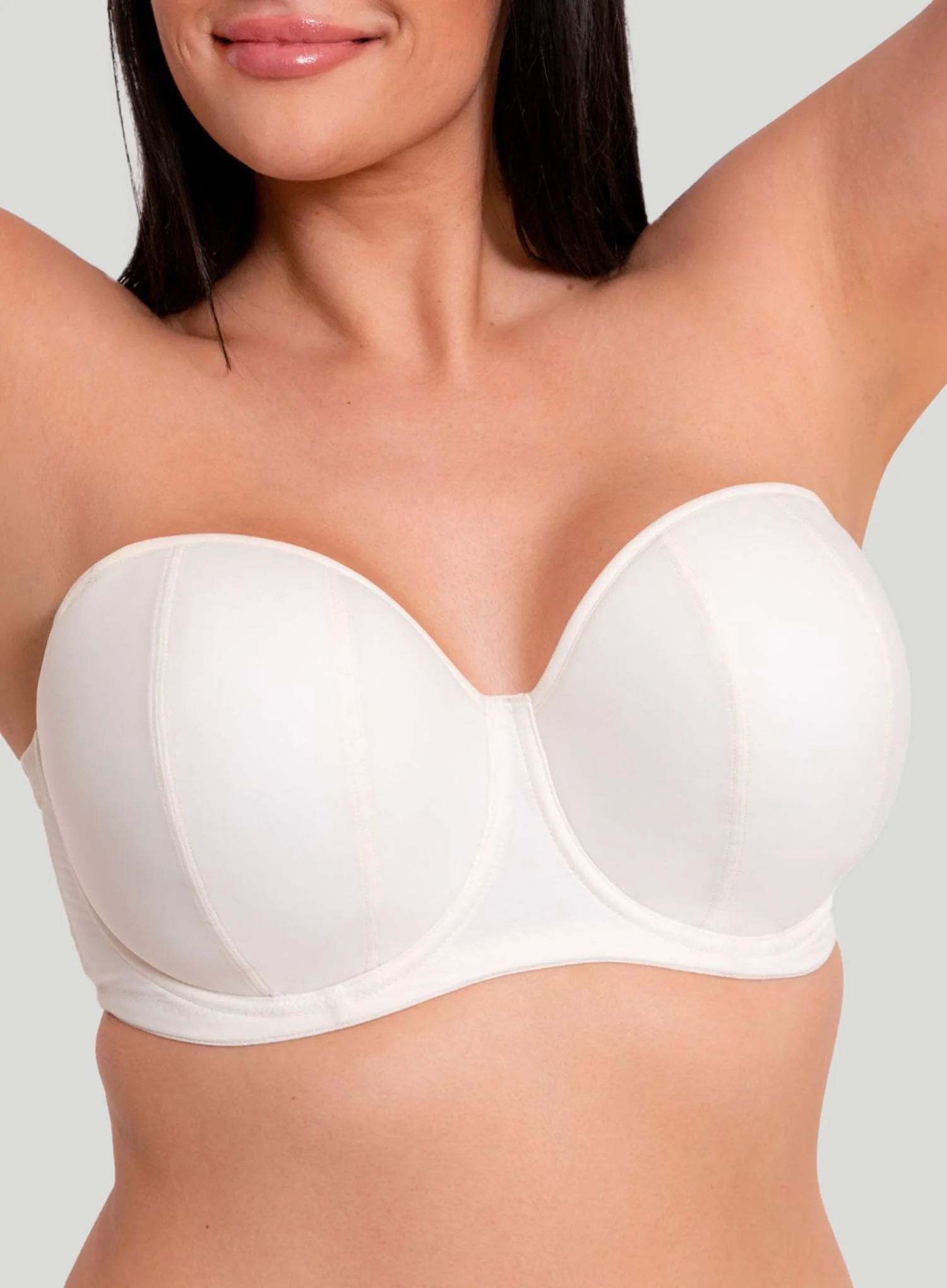 Curvy Kate: Luxe Strapless Bra Pearl Ivory - Image 5