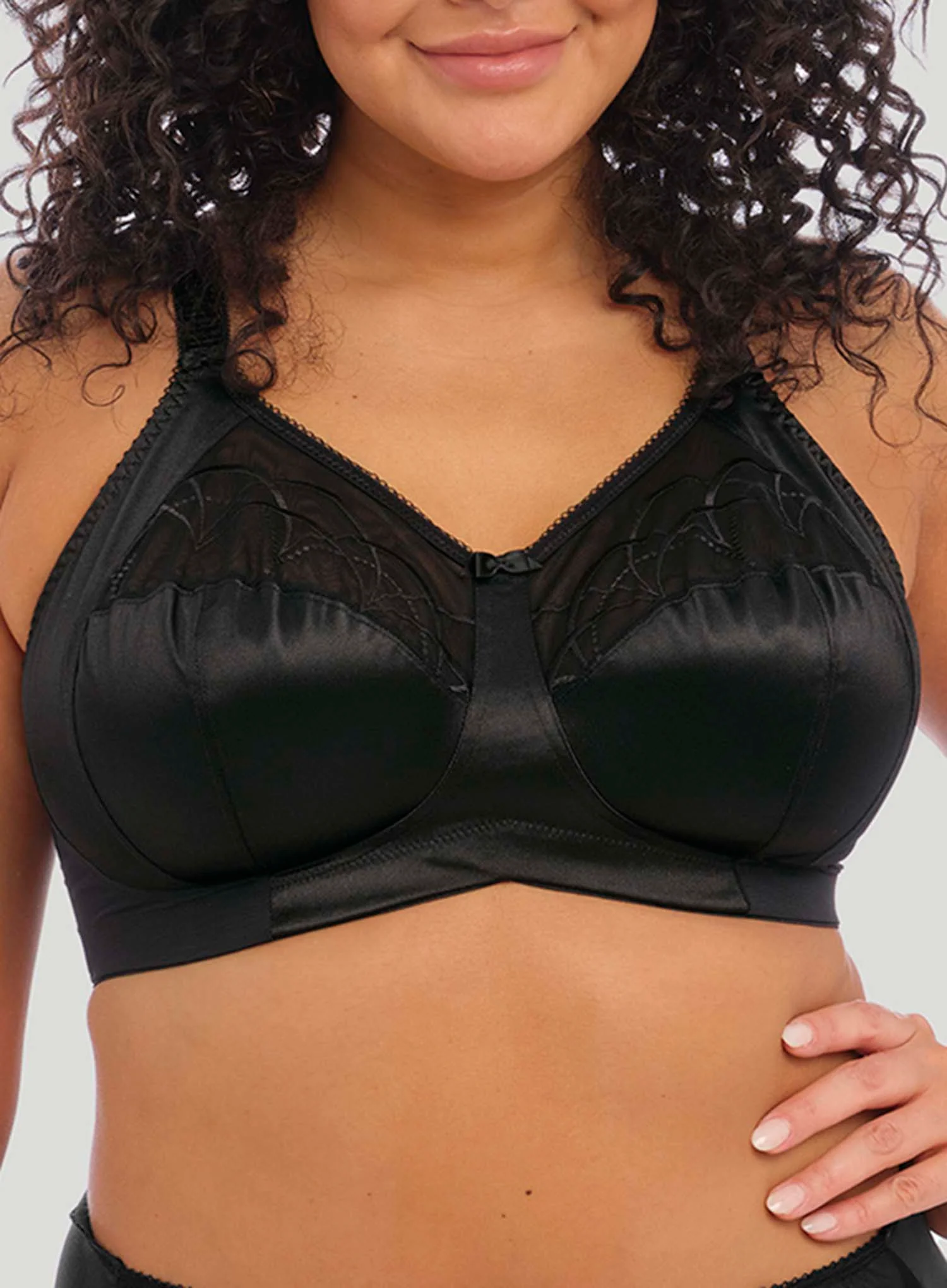 Elomi: Cate Soft Cup Bra Black - Image 3