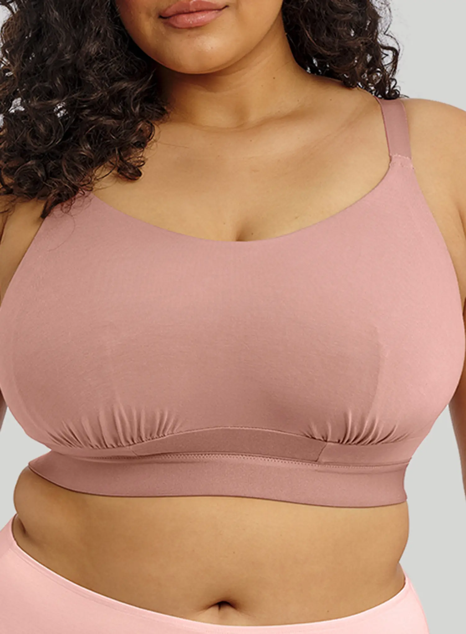 Elomi: Downtime Non Wired Bralette Ash Rose - Image 4