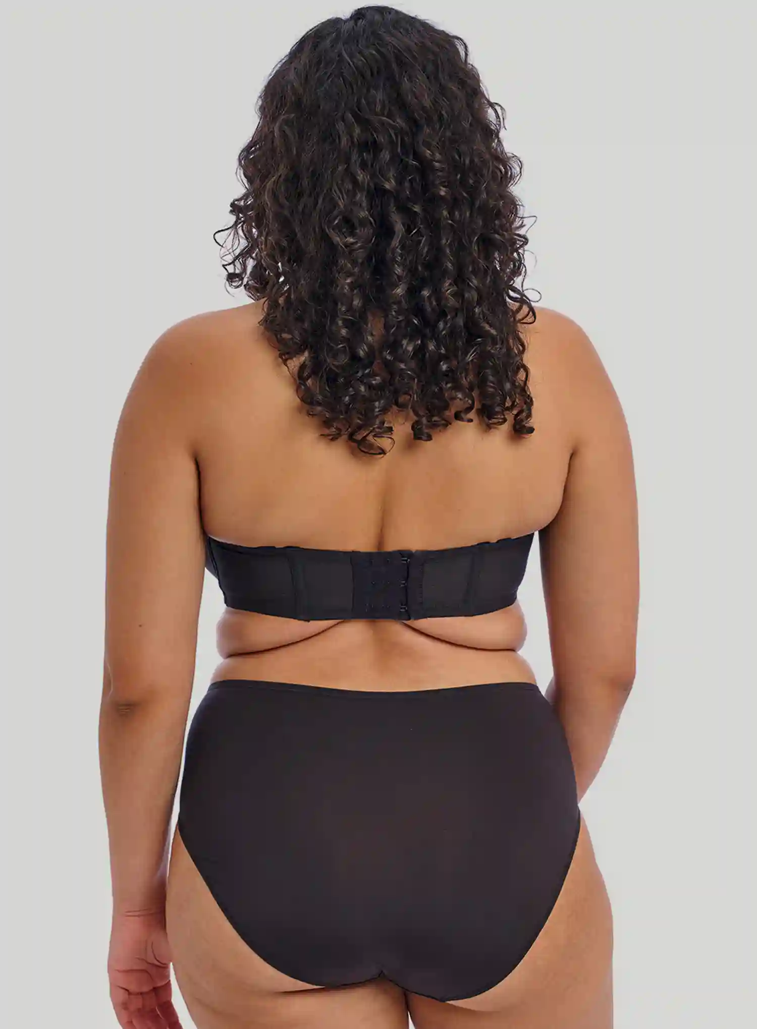 Elomi: Elomi Smooth Moulded Strapless Bra Black - Image 3
