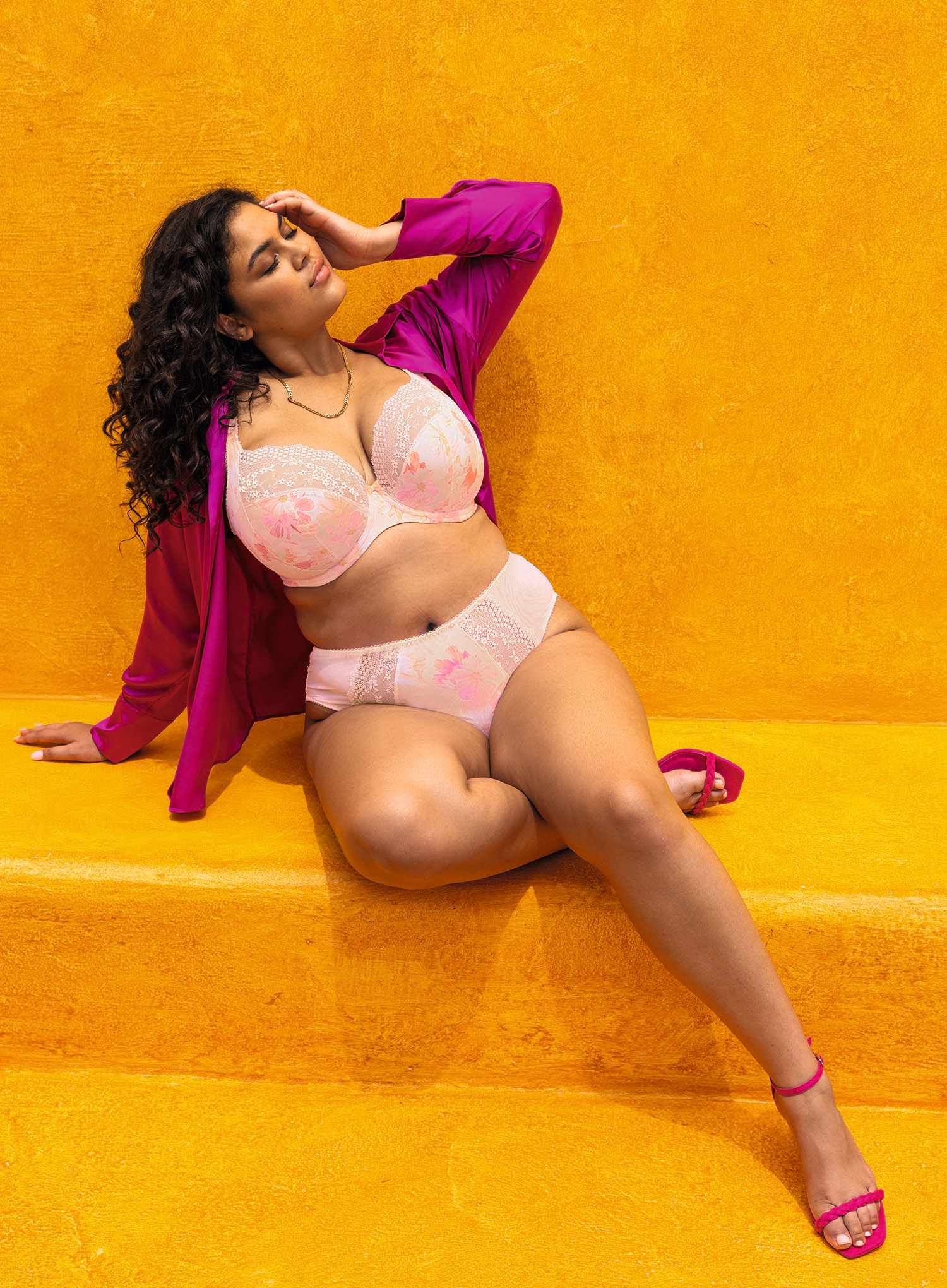 Elomi: Lucie High Leg Brief Cosmos - Image 3