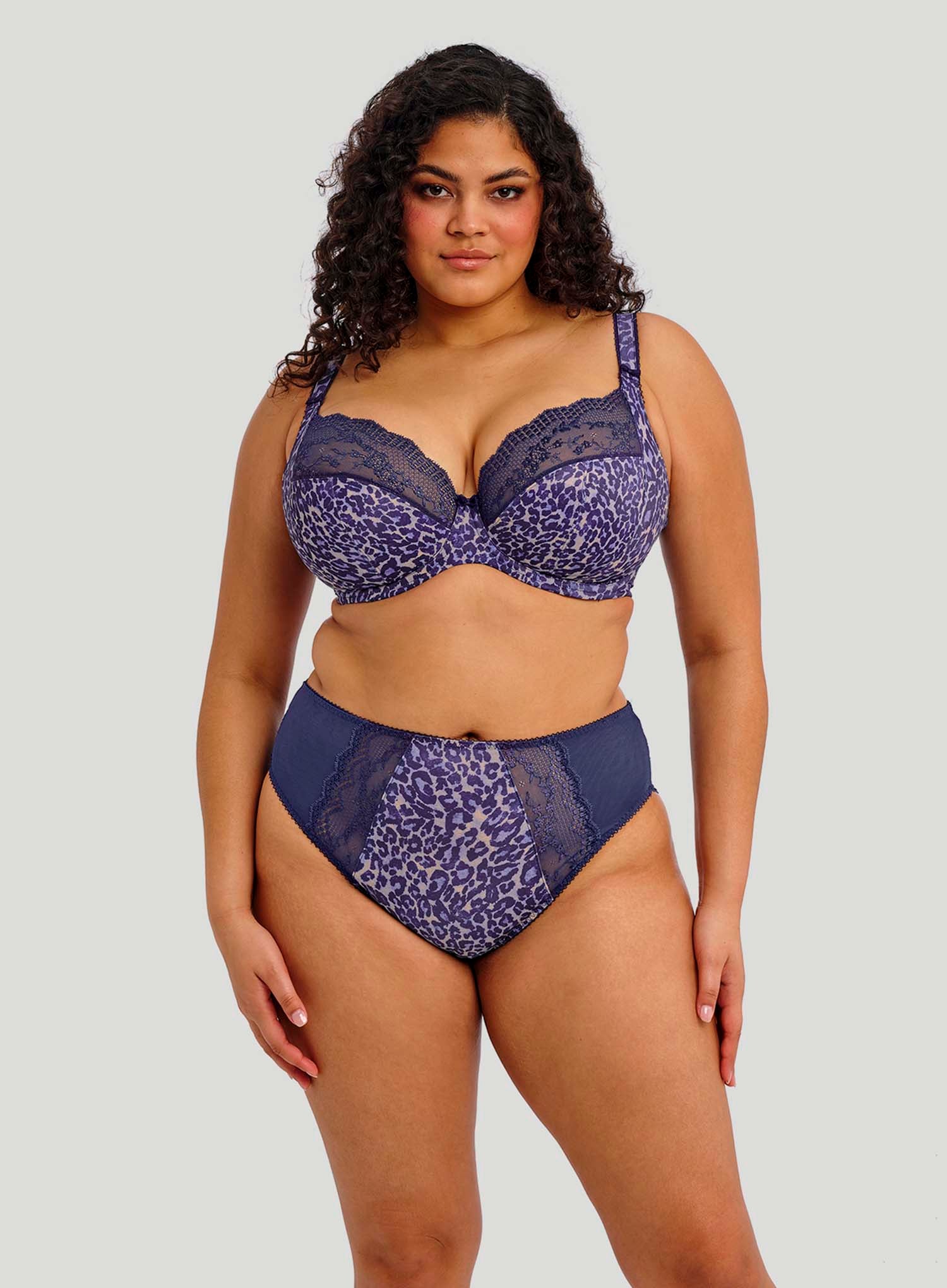 Elomi: Lucie Underwired Plunge Bra Midnight - Image 2