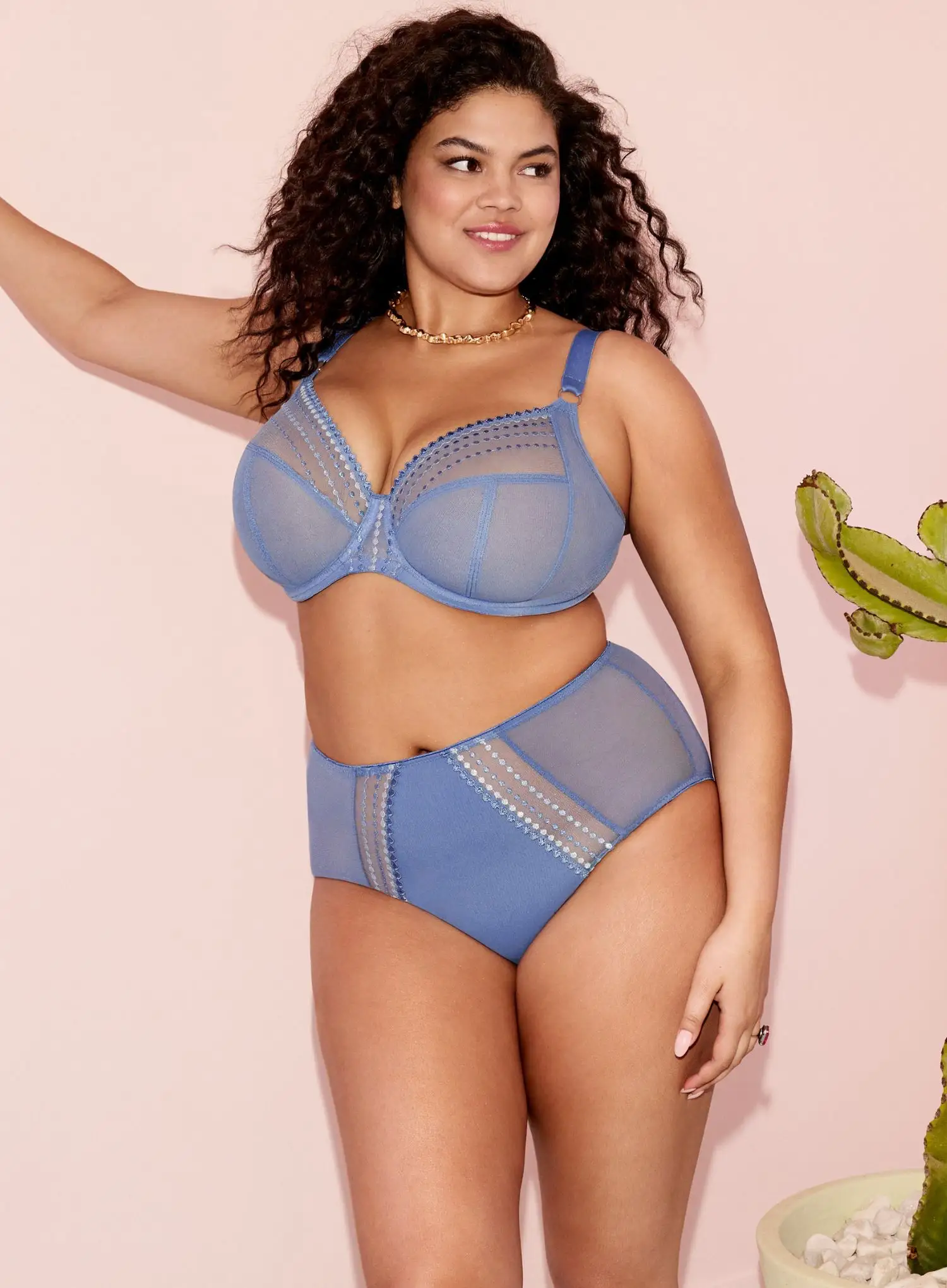 Elomi: Matilda Full Brief Lunar Blue - Image 3