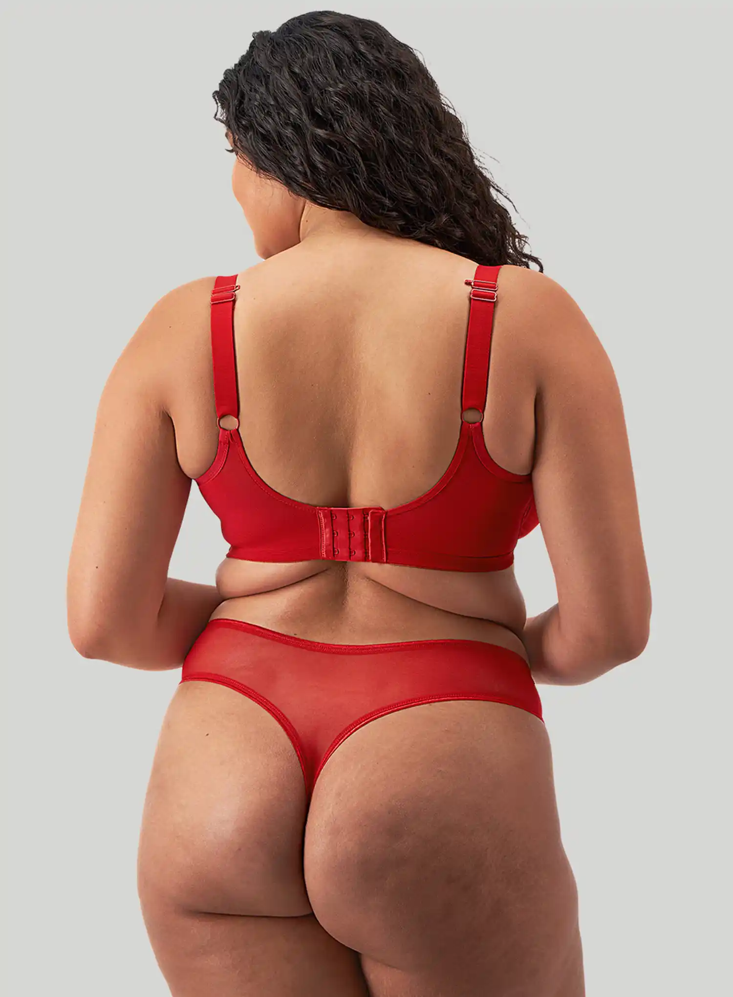 Elomi: Matilda Plunge Bra Haute Red - Image 4