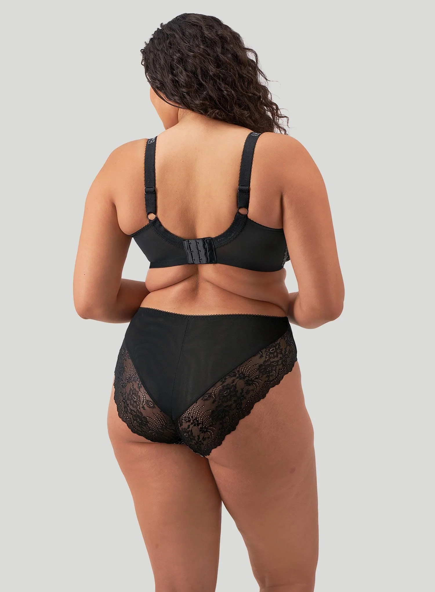 Elomi: Morgan High Leg Brief Snow Leopard - Image 3