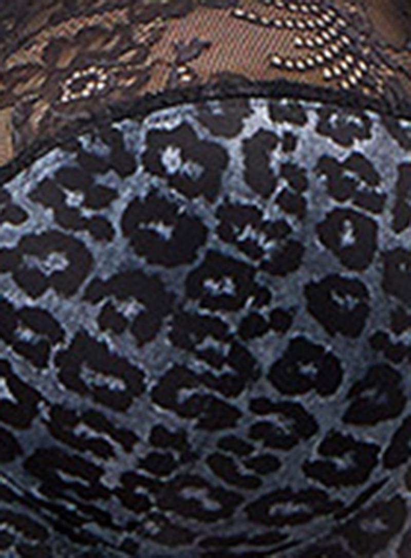 Elomi: Morgan High Leg Brief Snow Leopard - Image 5