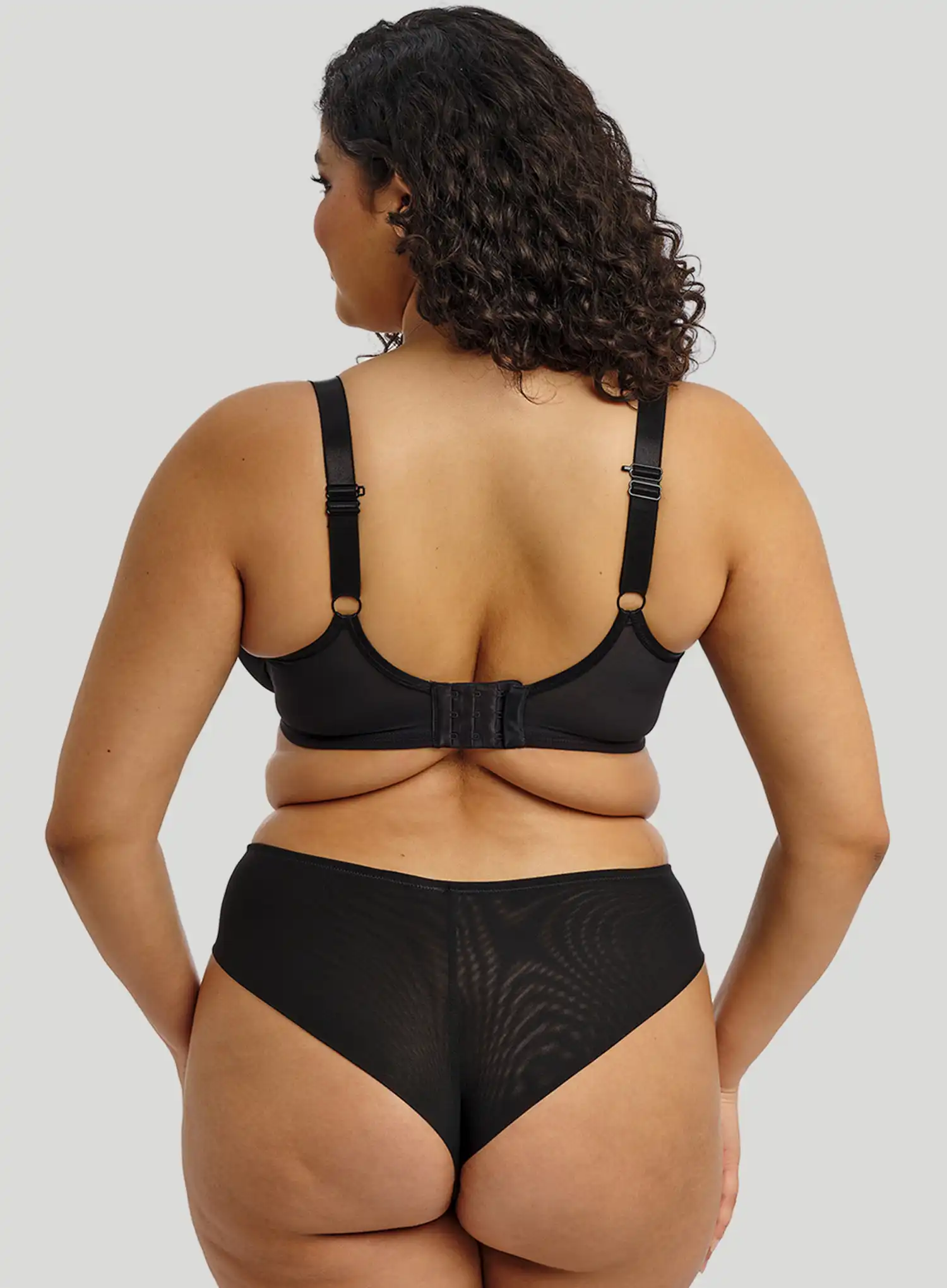 Elomi: Reja Brazilian Brief Black - Image 2
