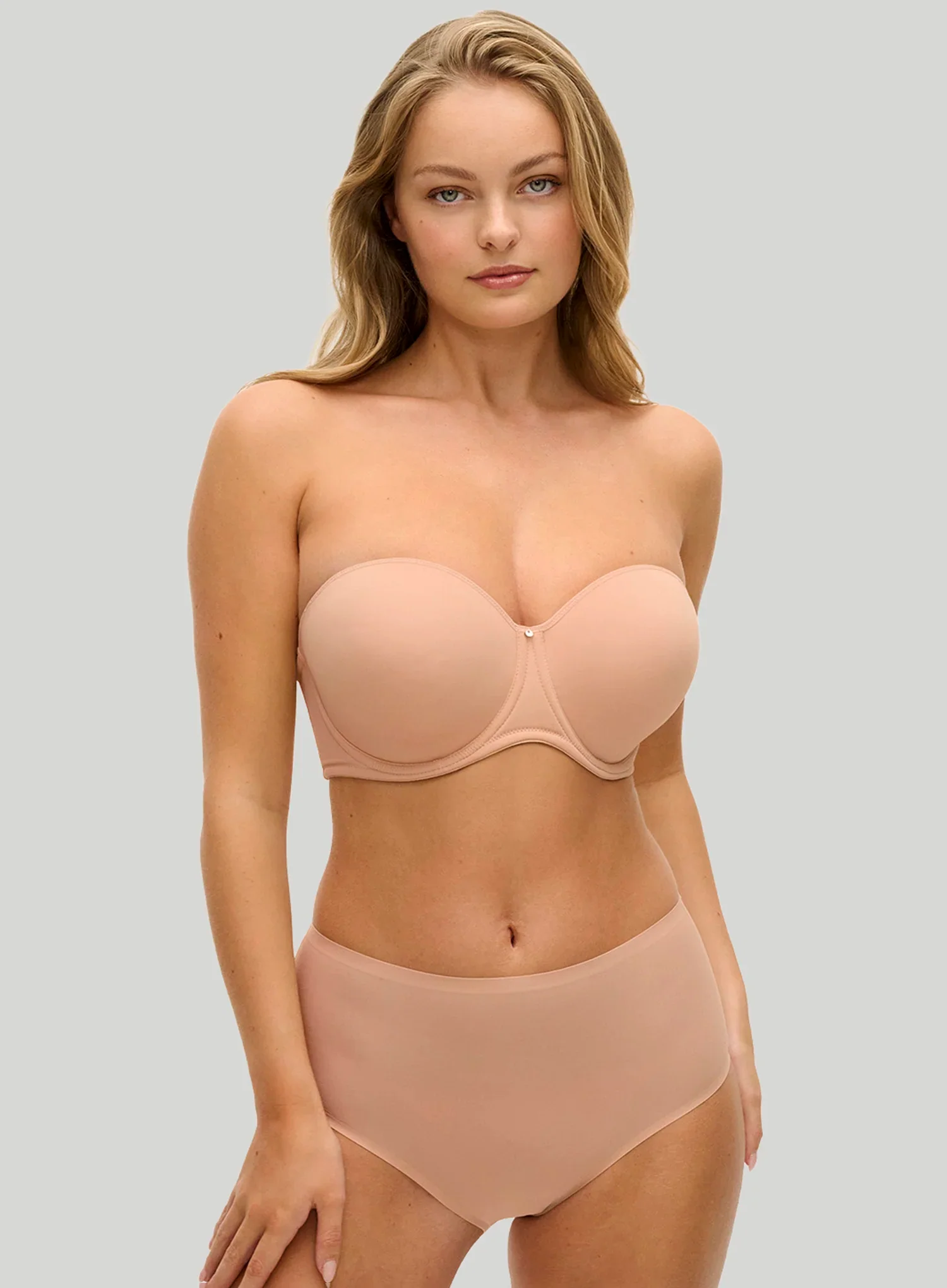 Fantasie: Aura Moulded Strapless Bra Natural Beige - Image 2