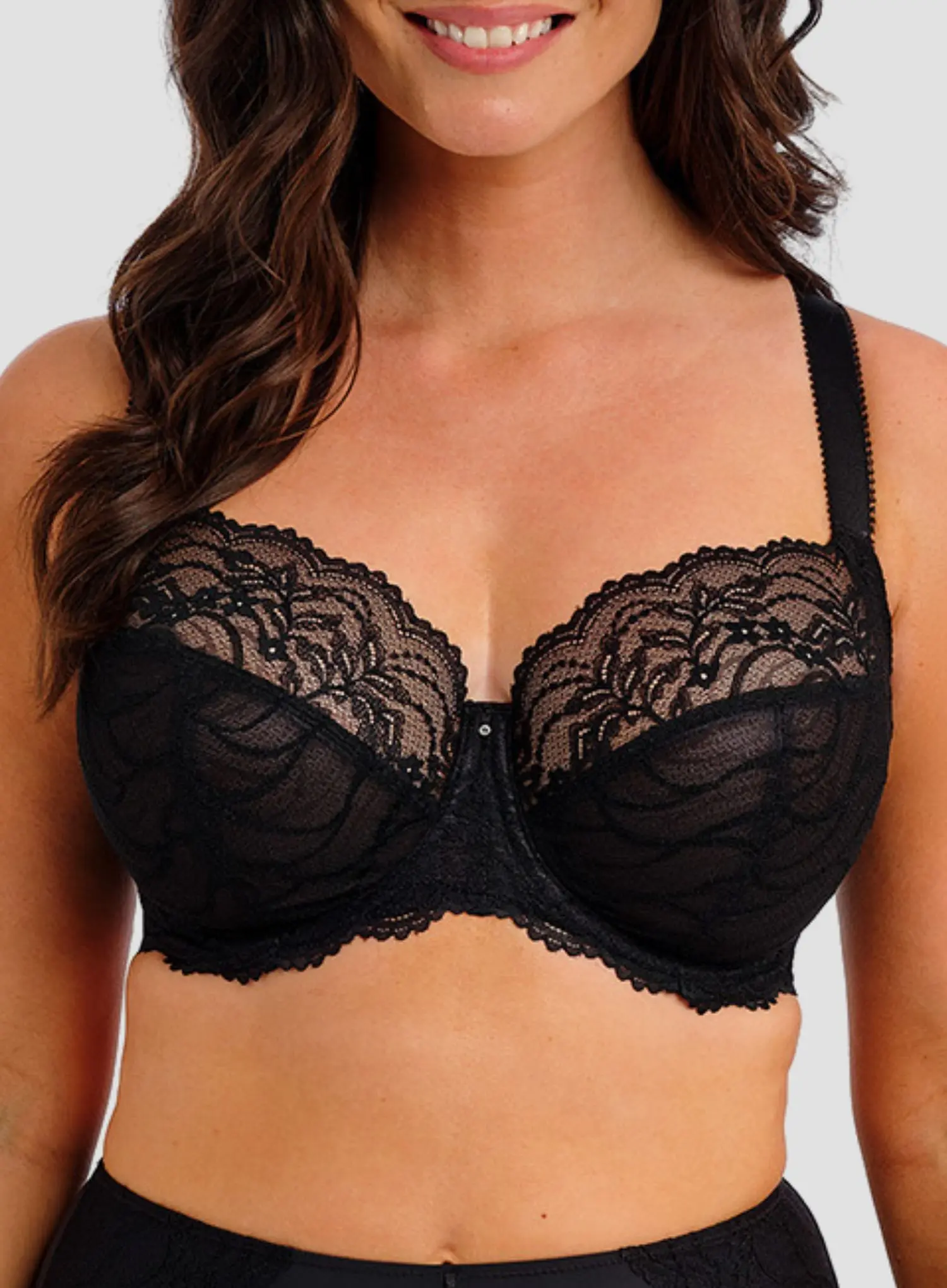 Fantasie: Cesile Underwired Side Support Bra Black - Image 4