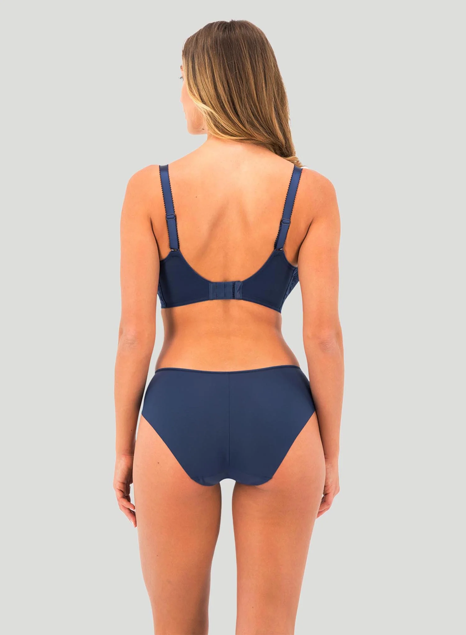 Fantasie: Envisage Underwired Full Cup Side Support Bra Navy - Image 3