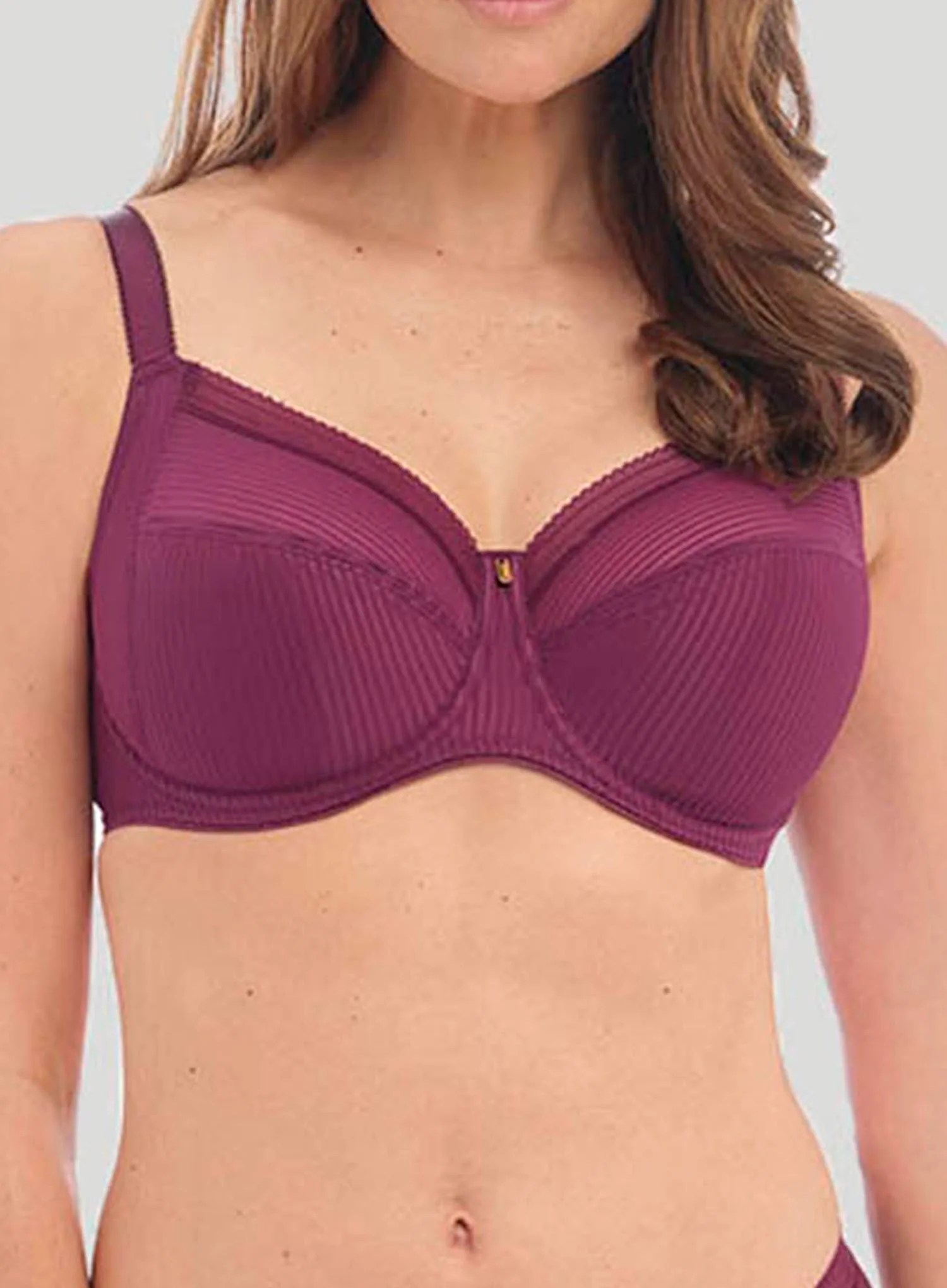 Fantasie: Fusion Full Cup Side Support Bra Black Cherry - Image 3