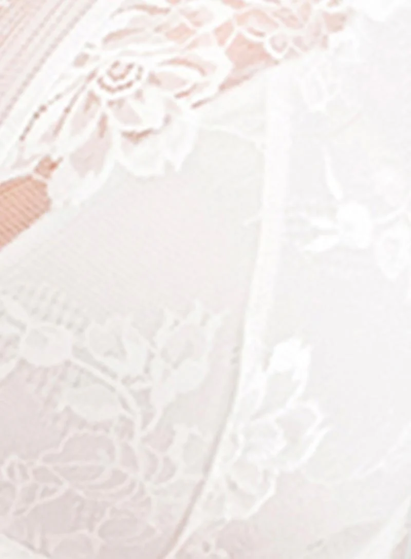 Fantasie: Fusion Lace Padded Plunge Bra White - Image 4