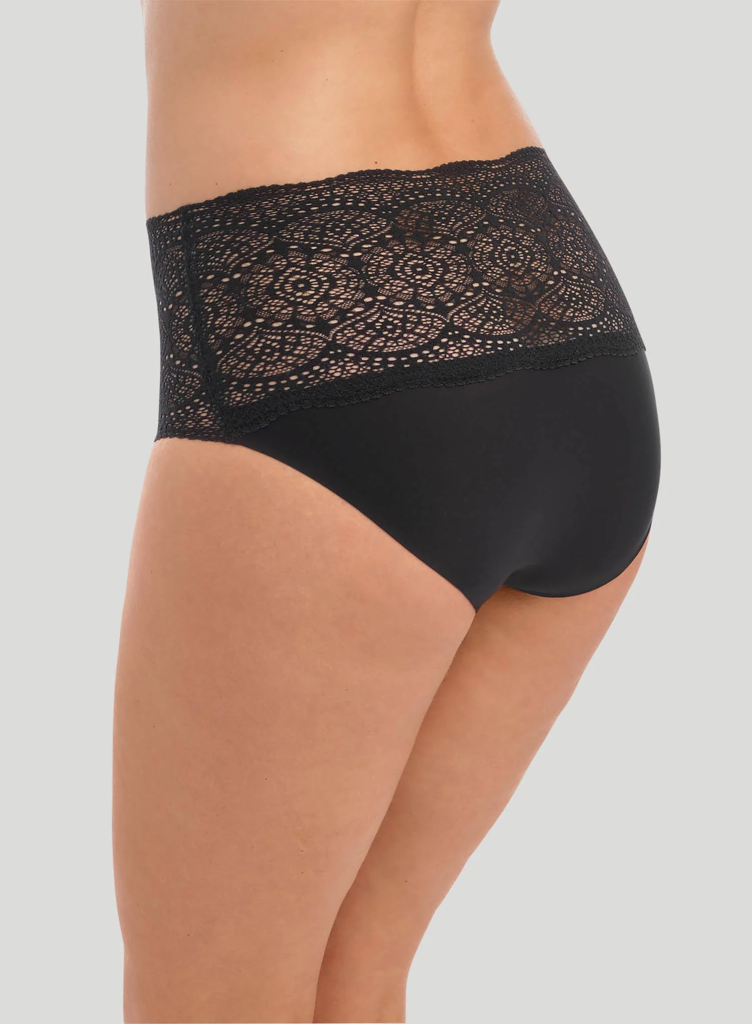 Fantasie: Lace Ease Invisible Stretch Full Brief Black - Image 2