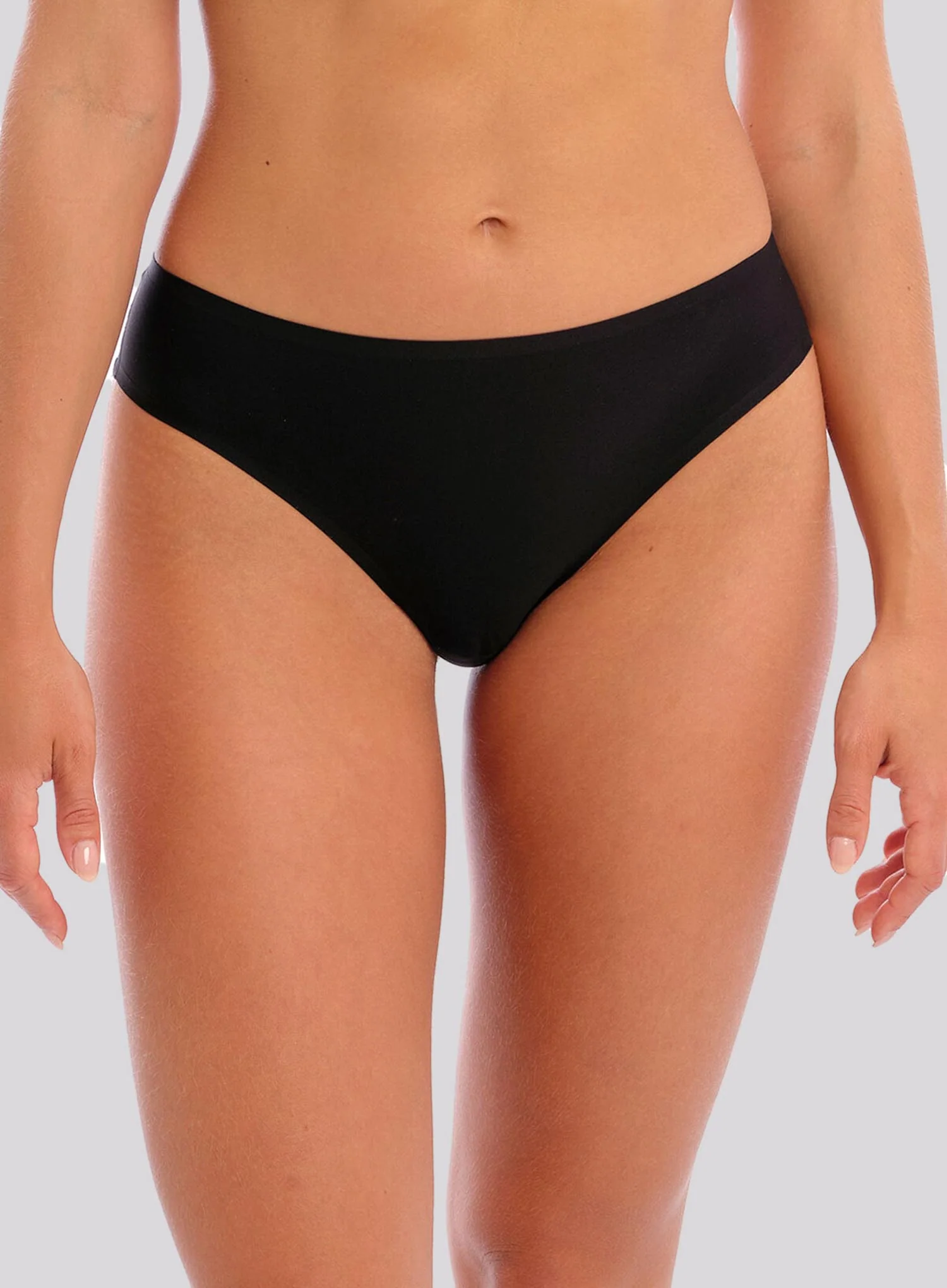 Fantasie: Lace Ease Stretch Thong Black - Image 3
