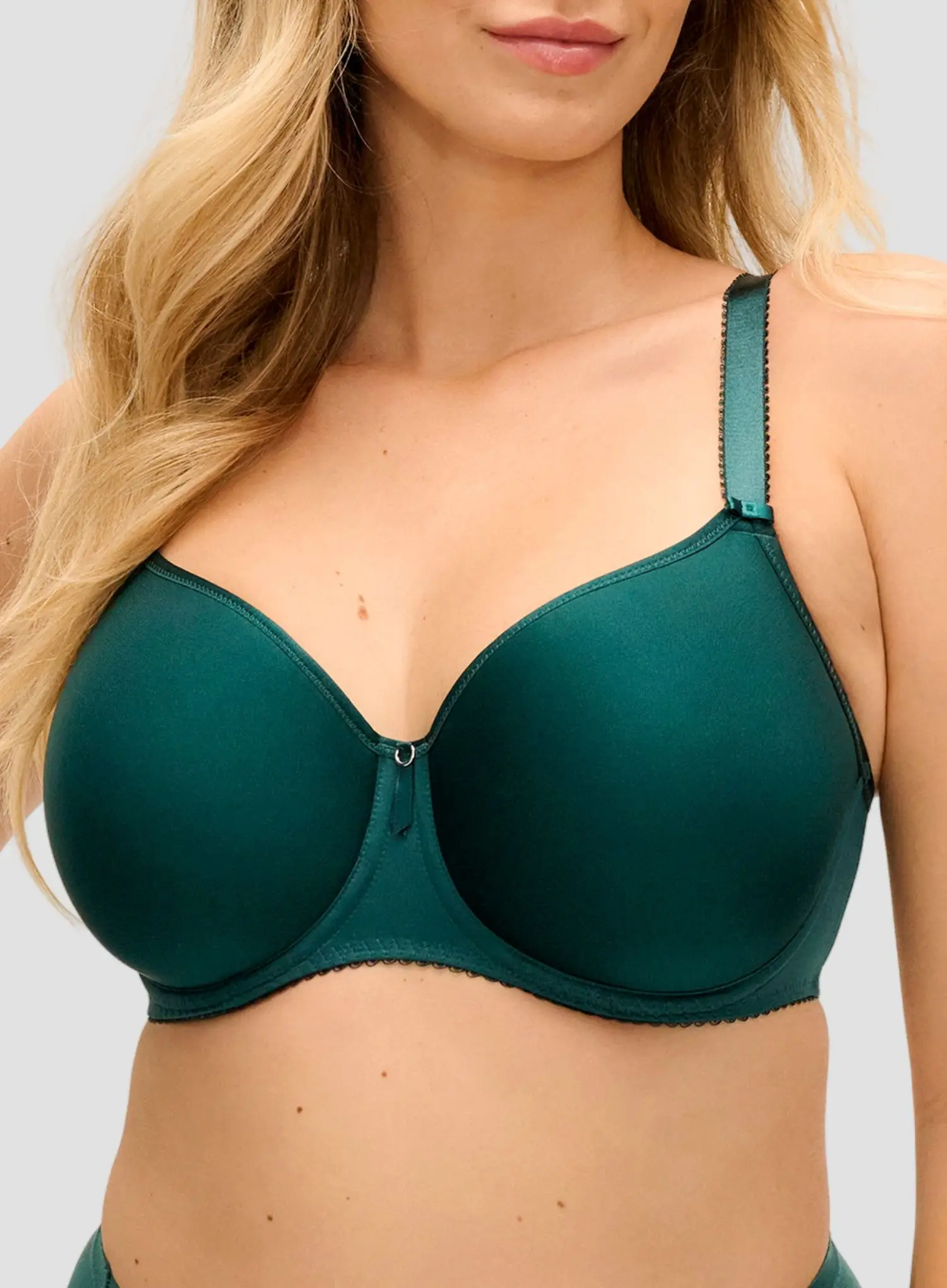 Fantasie: Rebecca Essentials Underwired Moulded Spacer Bra Forest Green - Image 4