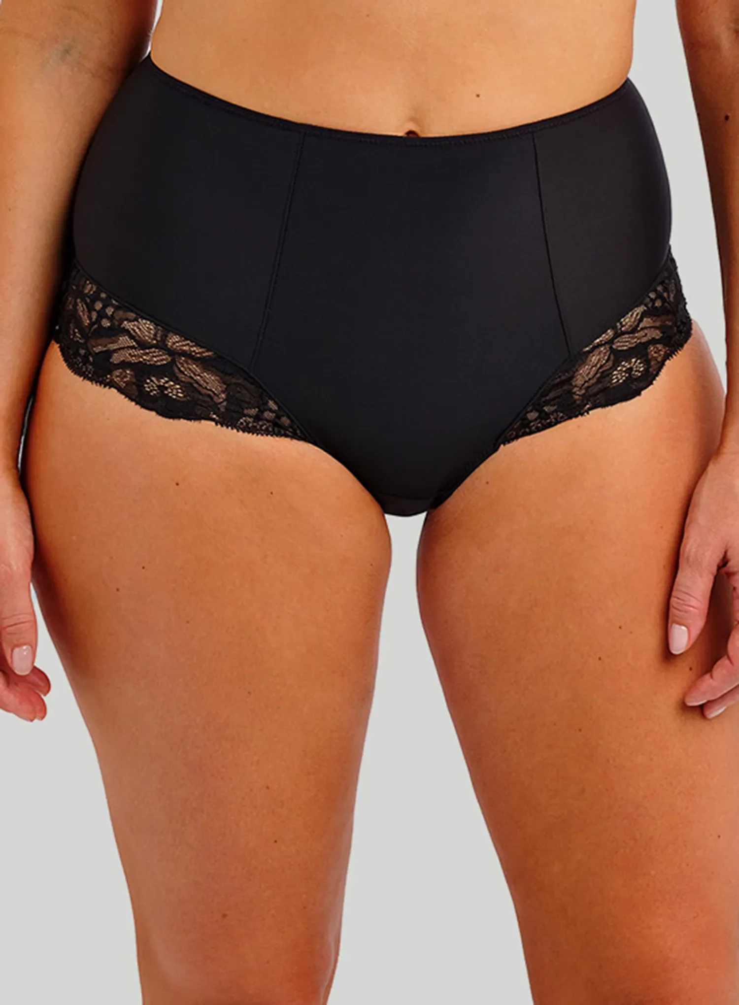 Fantasie: Reflect High Waist Brief Black - Image 4