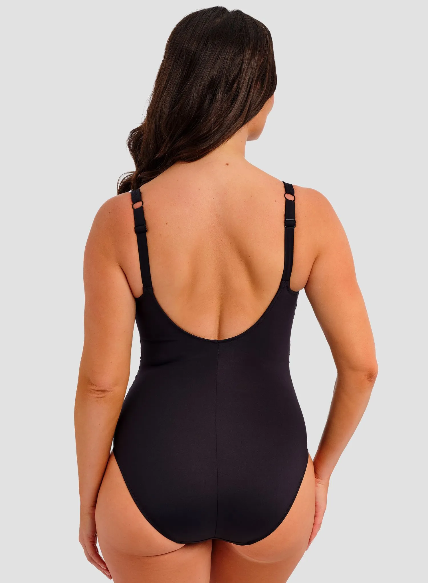 Fantasie Swimwear: Merissa Underwired Control Swimsuit Black - Image 3