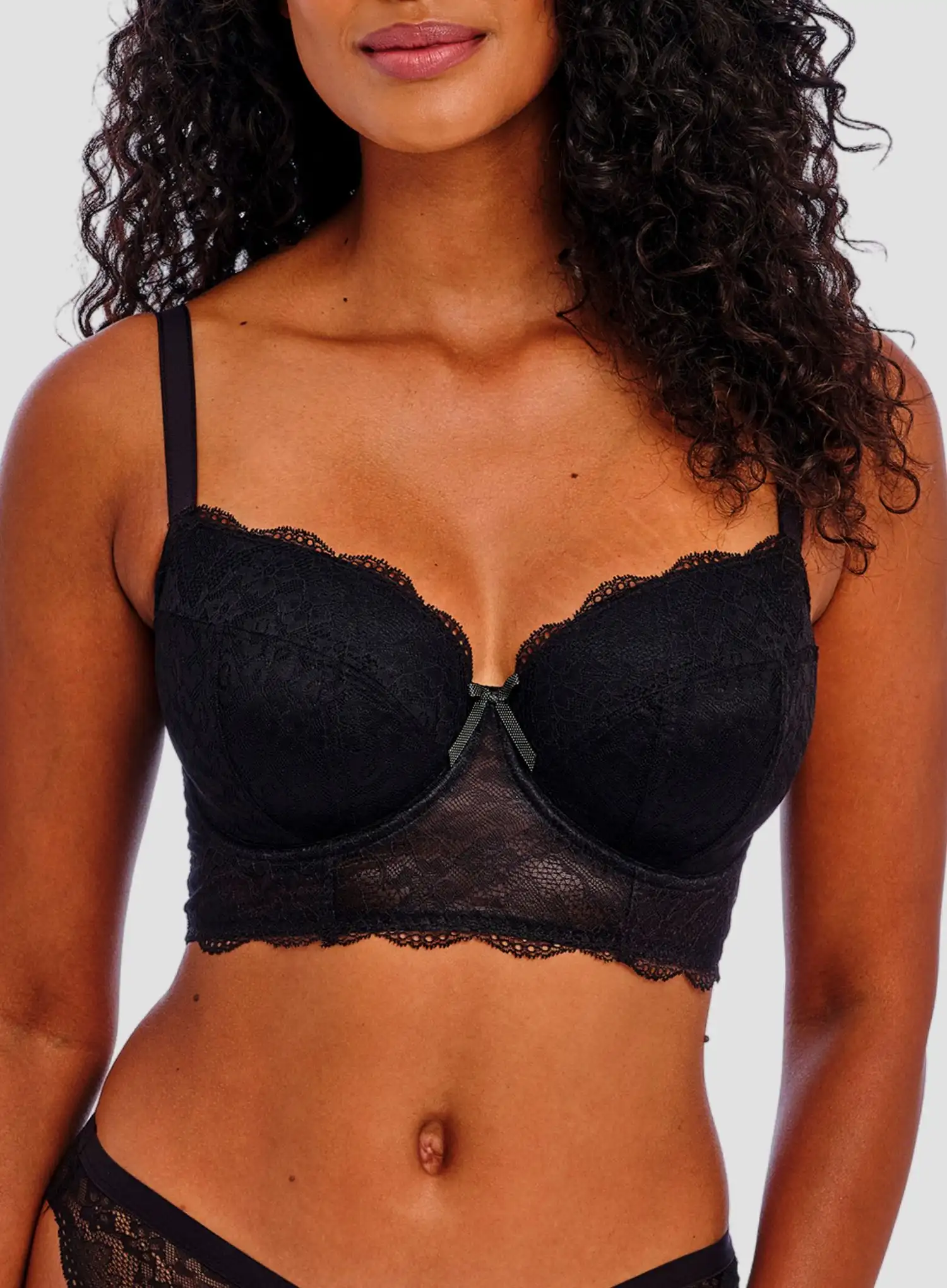 Freya: Freya Fancies Longline Bra Black - Image 3