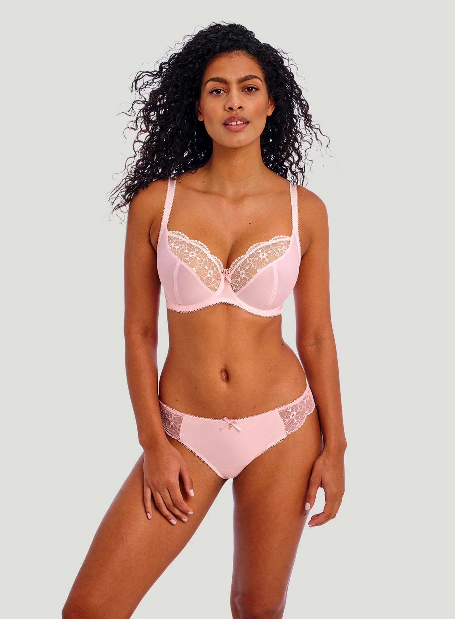 Freya: Hallie Underwired Plunge Bra Pink Champagne - Image 2