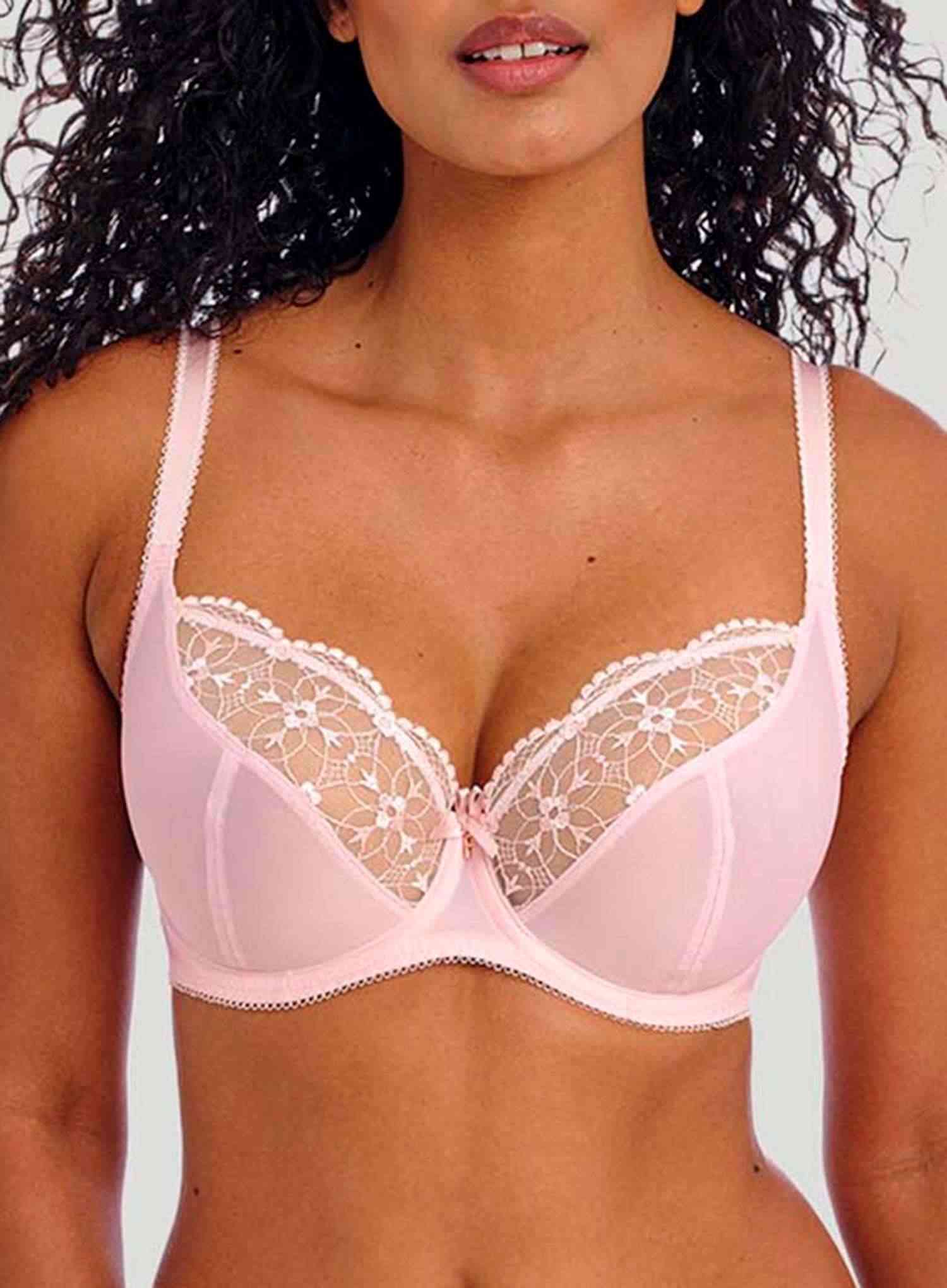 Freya: Hallie Underwired Plunge Bra Pink Champagne - Image 4