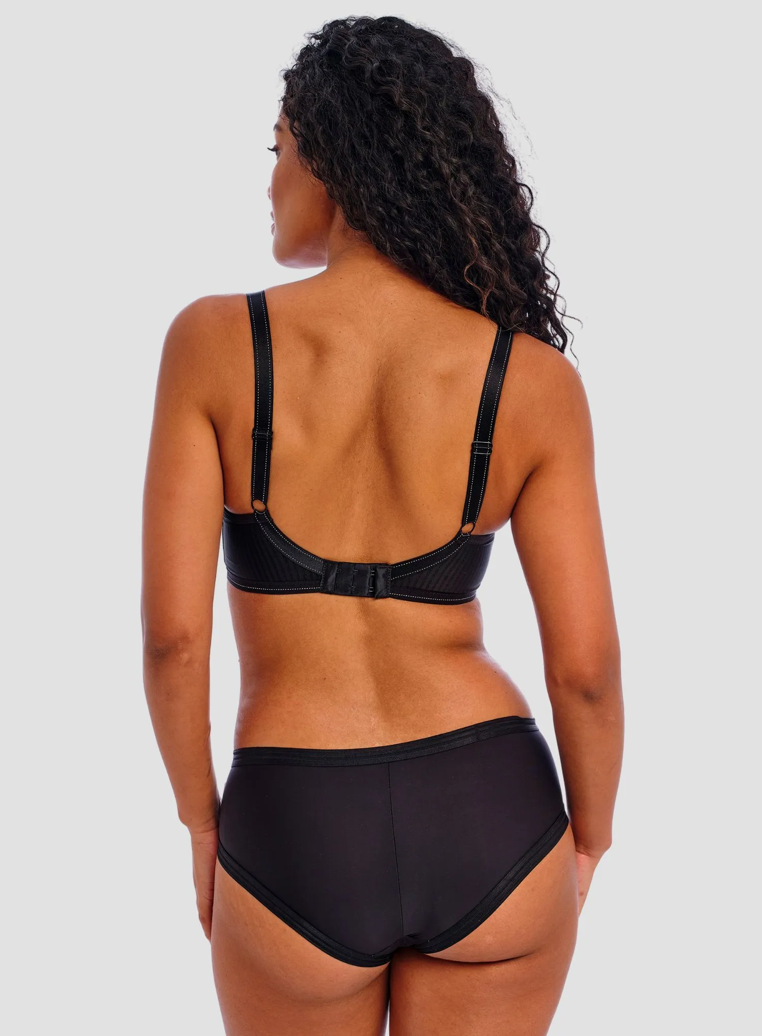 Freya: Idol Underwire Moulded Balcony Bra Black - Image 3