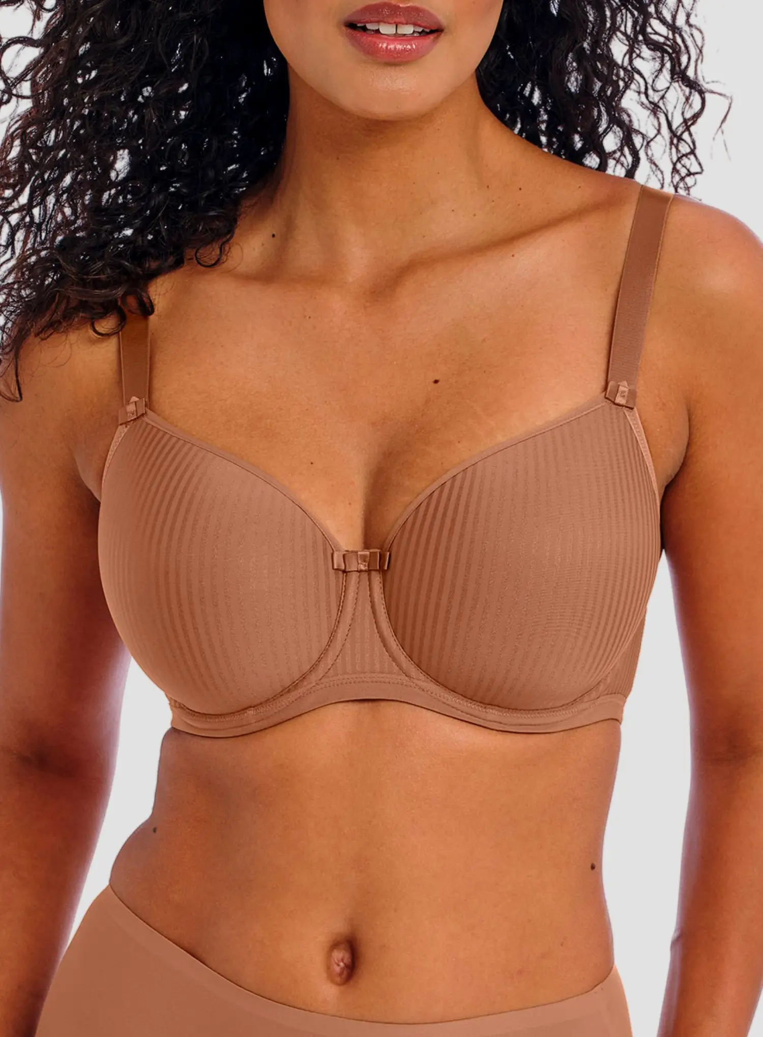Freya: Idol Underwire Moulded Balcony Bra Cinnamon - Image 4