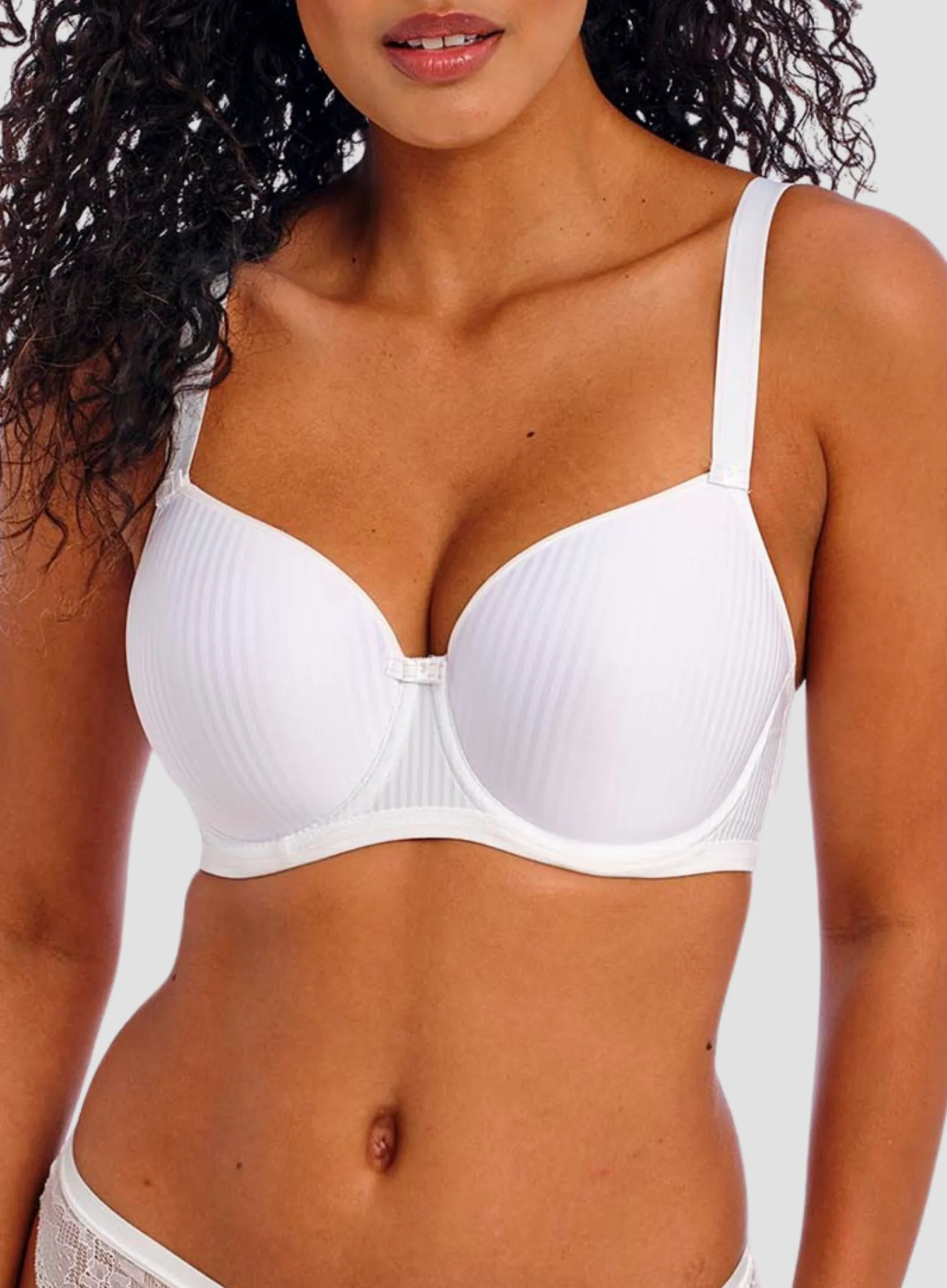 Freya: Idol Underwire Moulded Balcony Bra White - Image 4