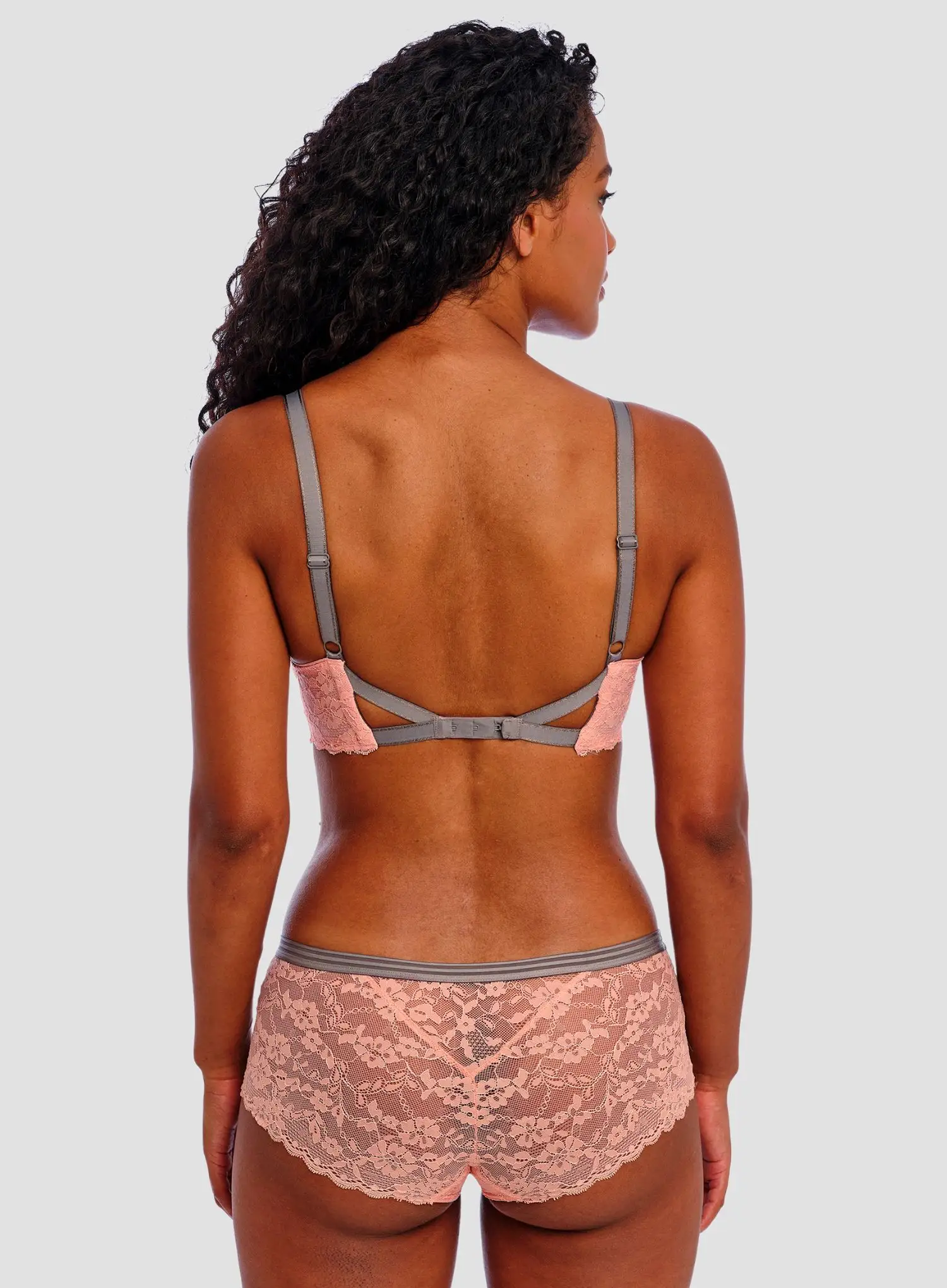 Freya: Offbeat Lace Short Rosehip - Image 2