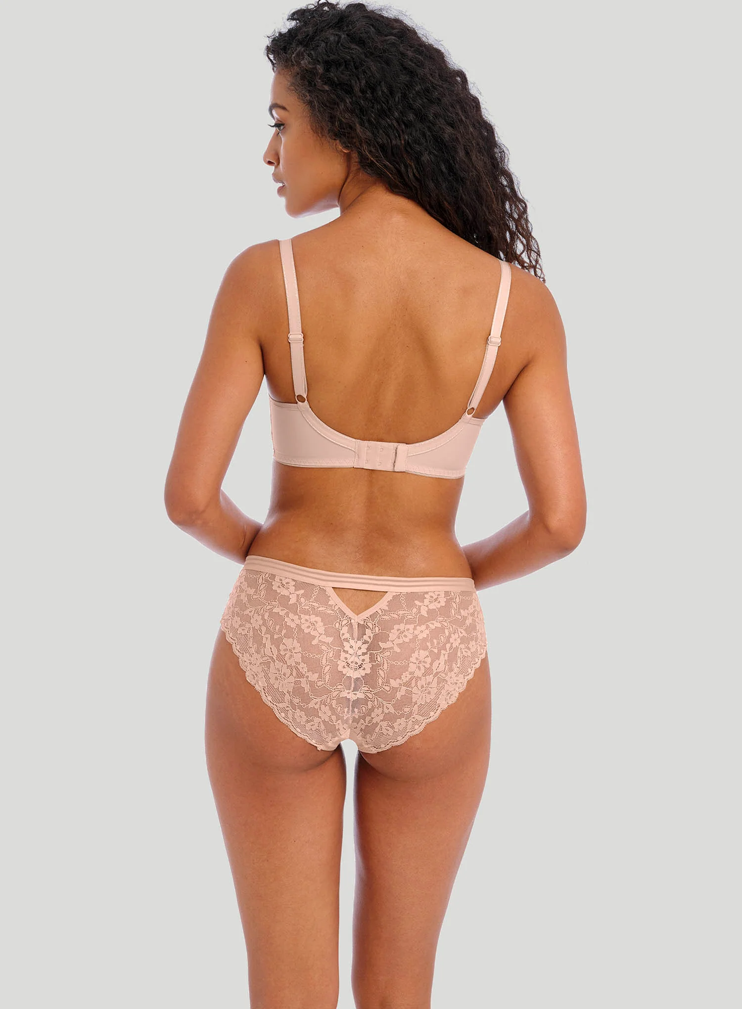 Freya: Offbeat Underwired Moulded Demi Tshirt Bra Natural Beige - Image 3
