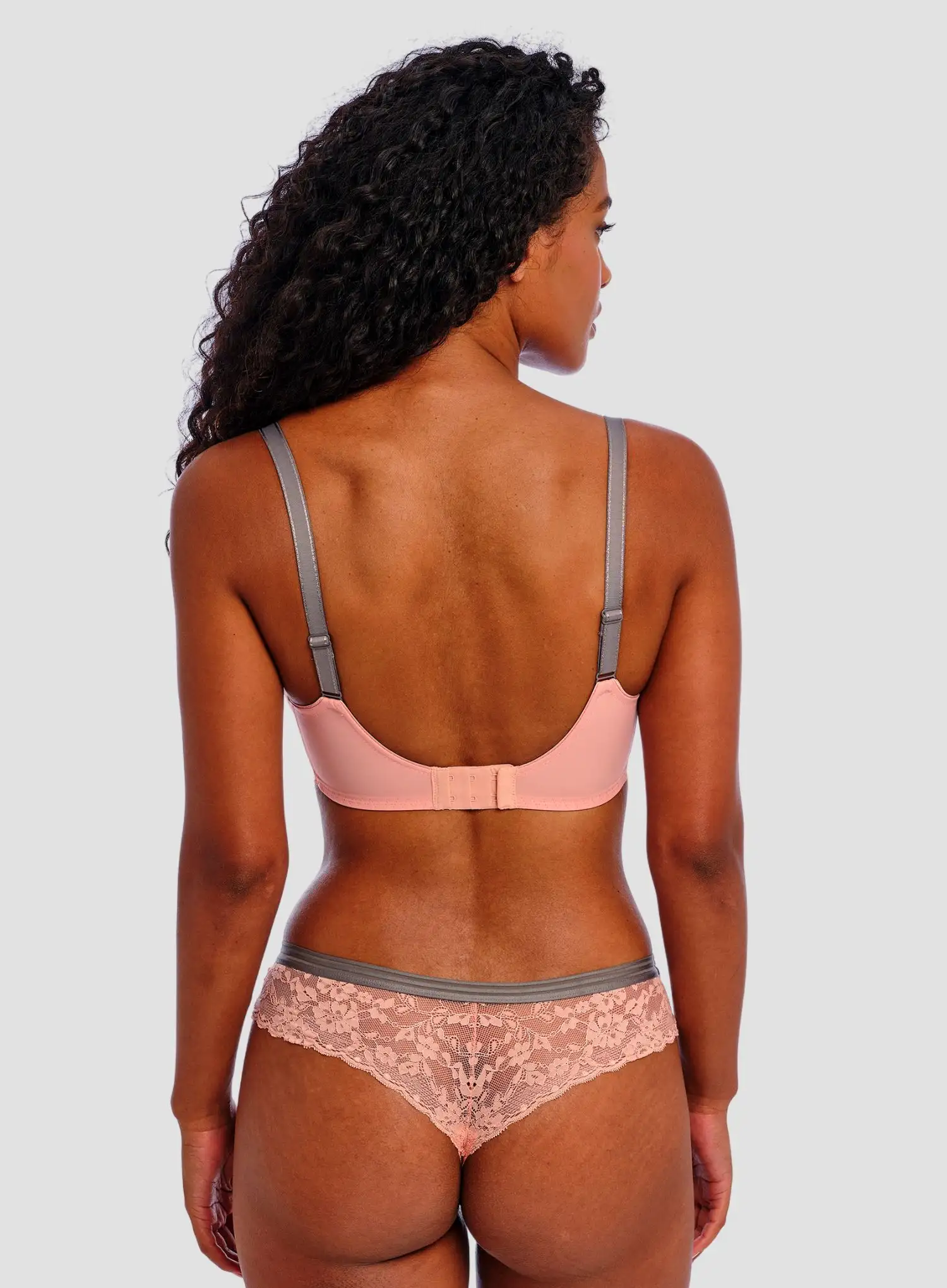 Freya: Offbeat Underwired Side Support Bra Rosehip - Image 3