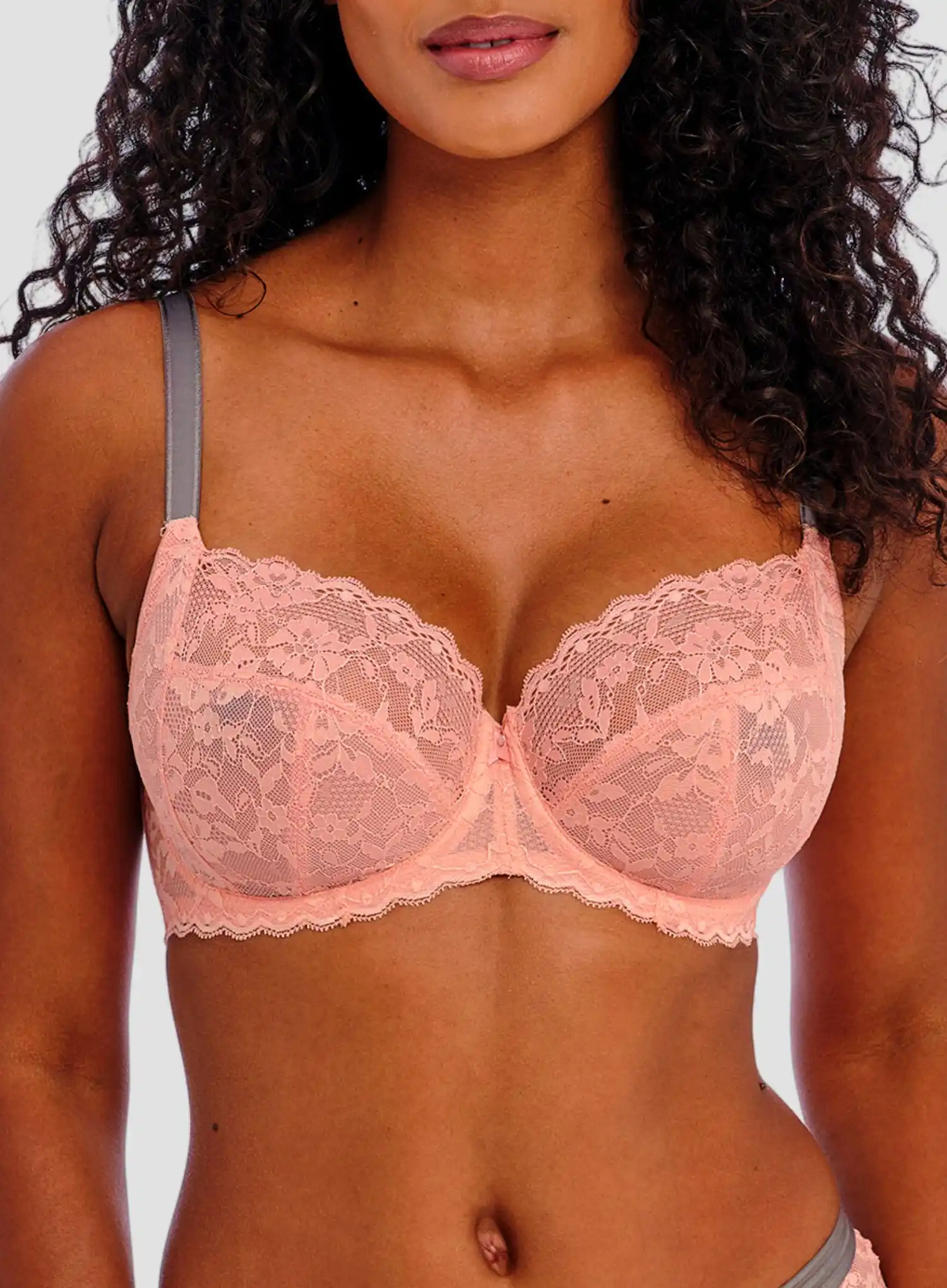 Freya: Offbeat Underwired Side Support Bra Rosehip - Image 4