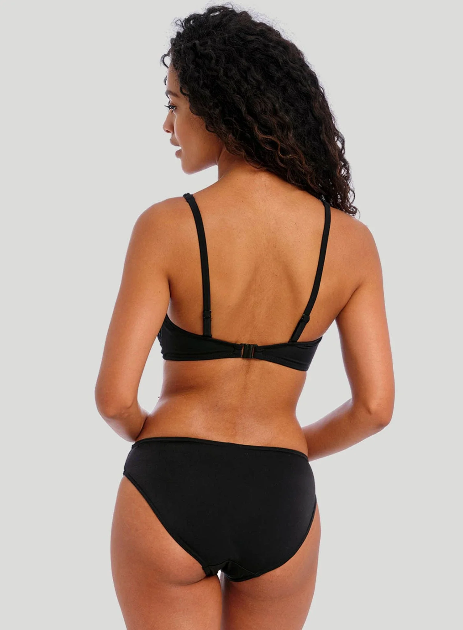 Freya Swimwear: Jewel Cove Bikini Brief Plain Black - Image 3