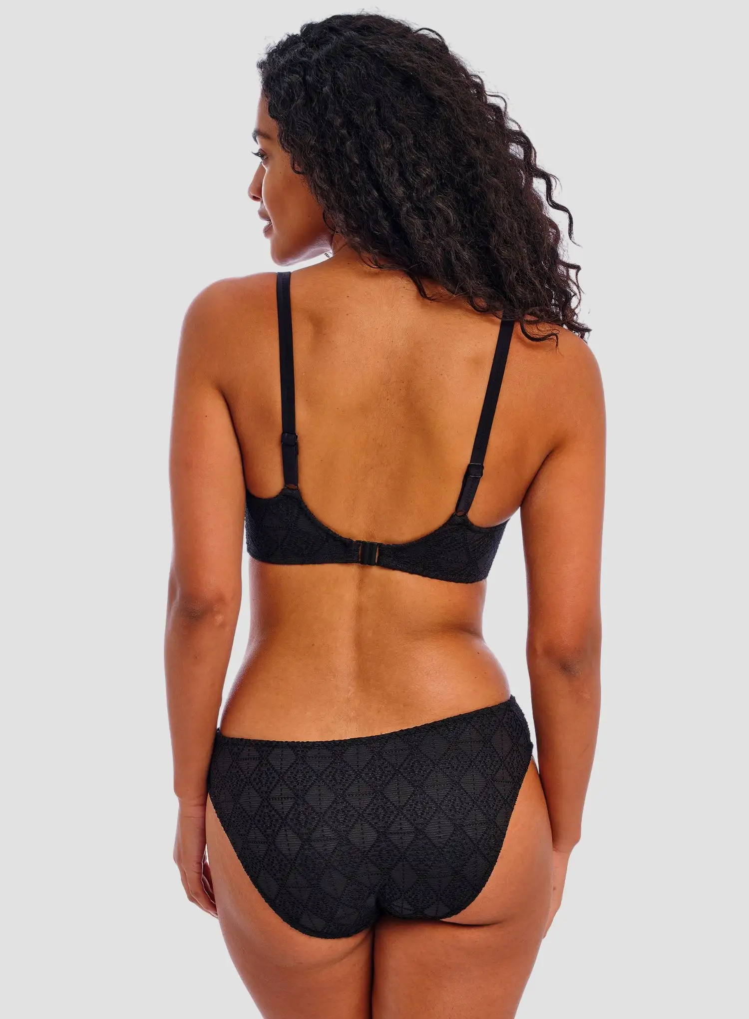 Freya Swimwear: Nomad Nights Underwired Sweetheart Bikini Top Black - Image 2