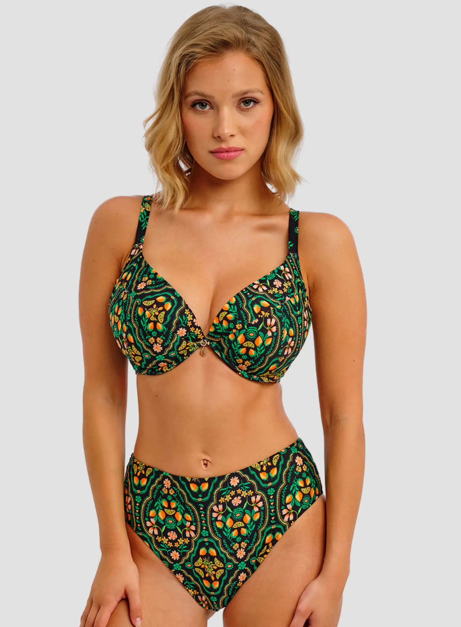 Freya Swimwear: Sunset in Seville Underwired Plunge Bikini Top Santa Ana - Image 2