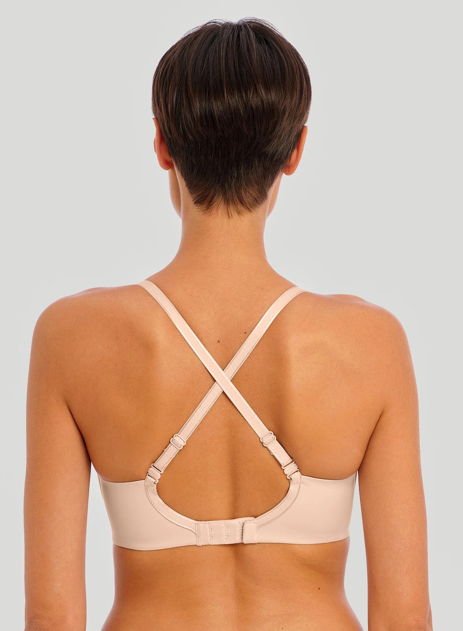 Freya: Undetected Underwired Moulded T Shirt Bra Natural Beige - Image 4