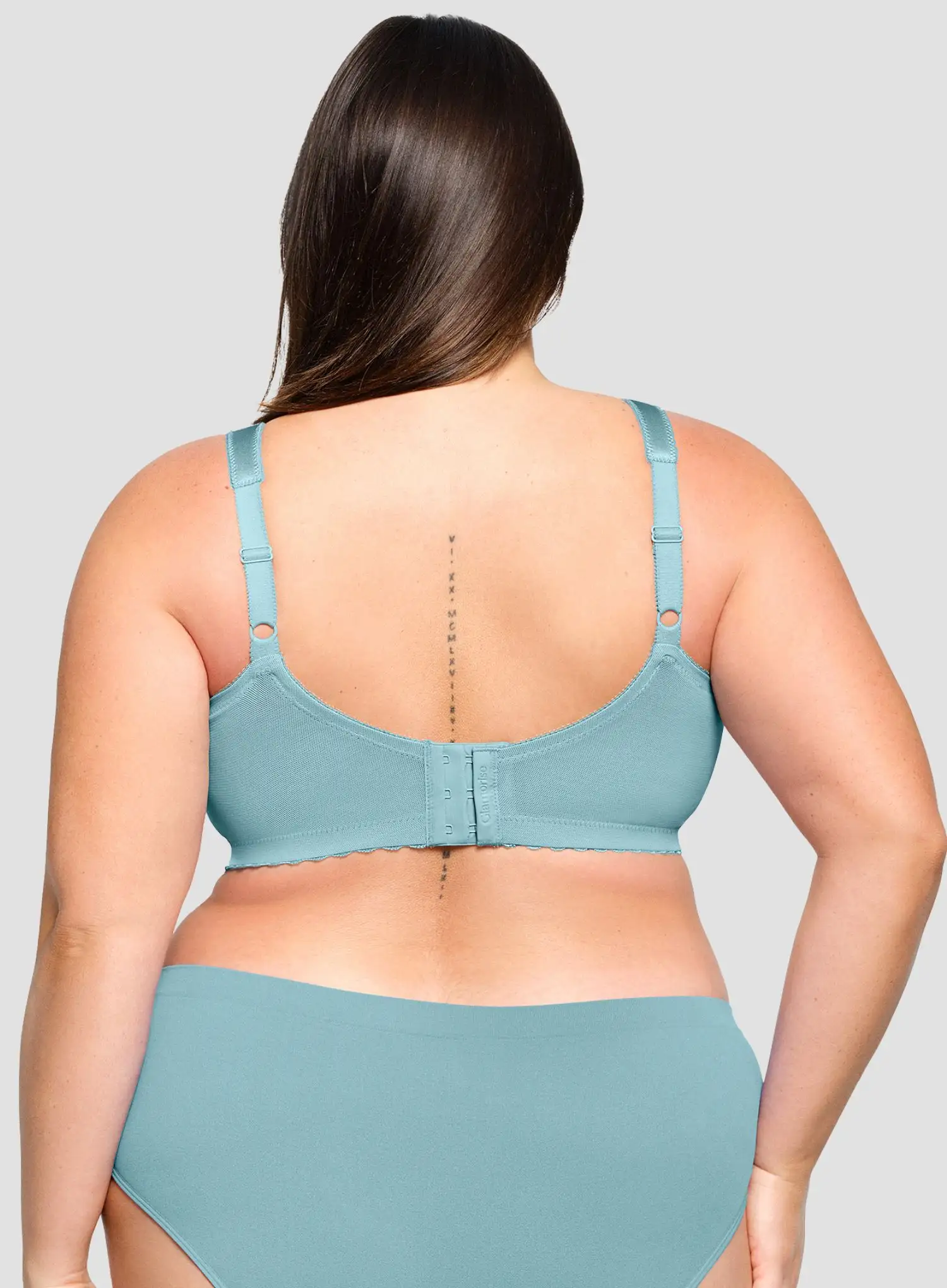 Glamorise: Magic Lift Full Figure Support Bra Glacier - Image 3