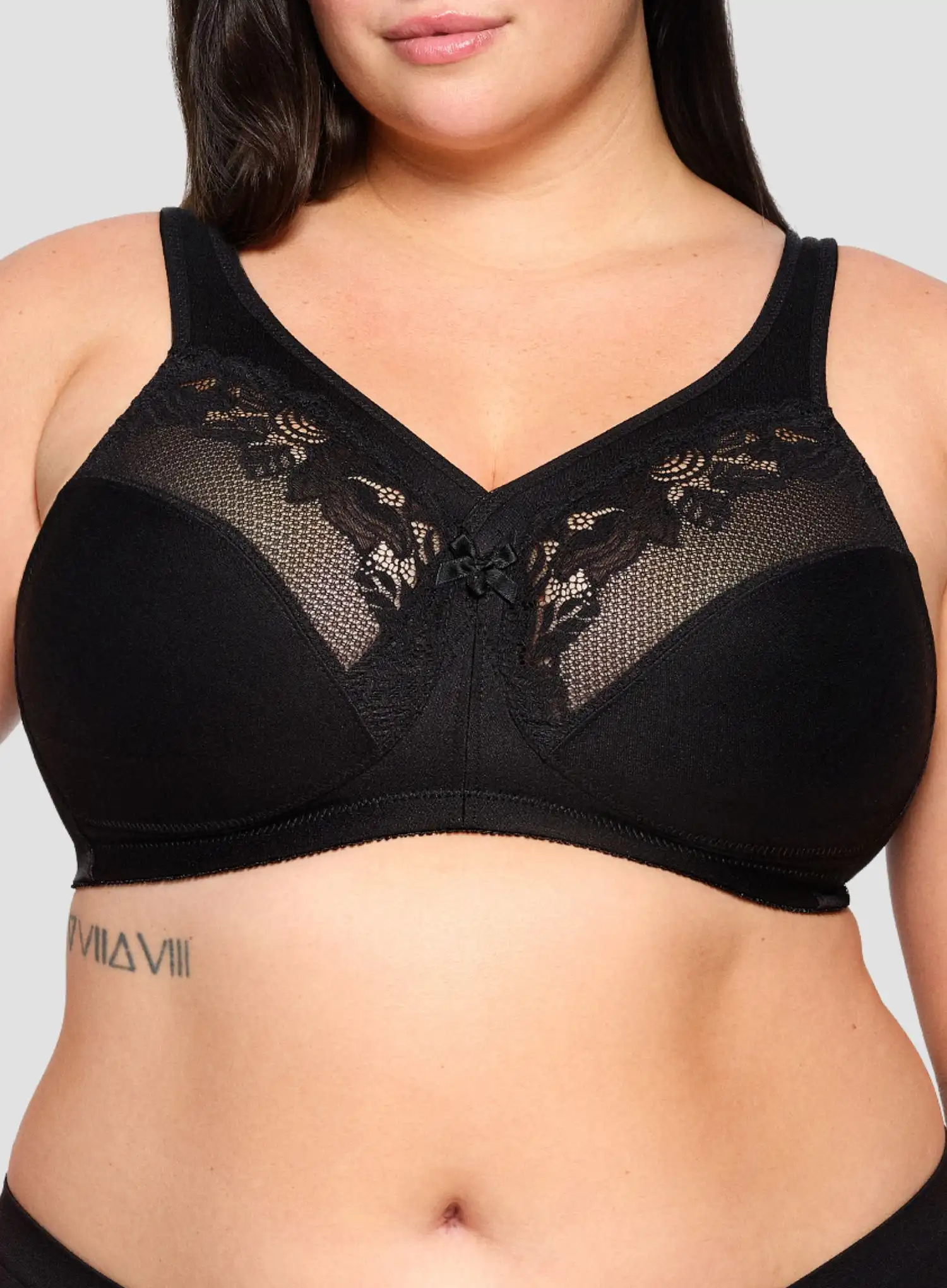 Glamorise: Magic Lift Minimizer Bra Black - Image 5