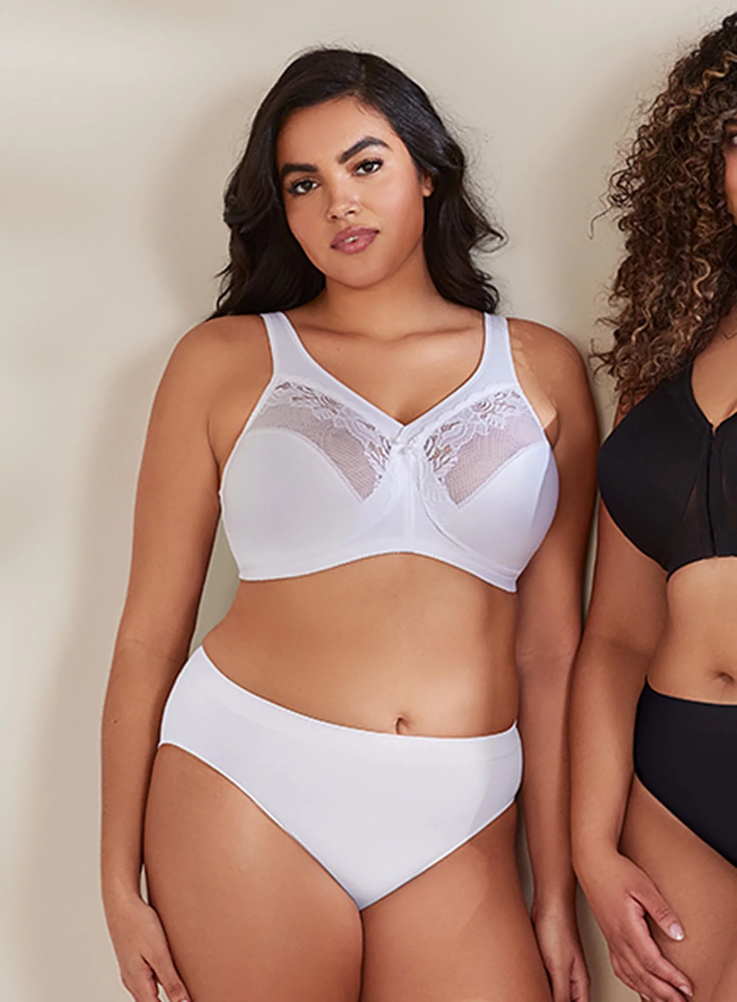 Glamorise: Magic Lift Minimizer Bra White - Image 6
